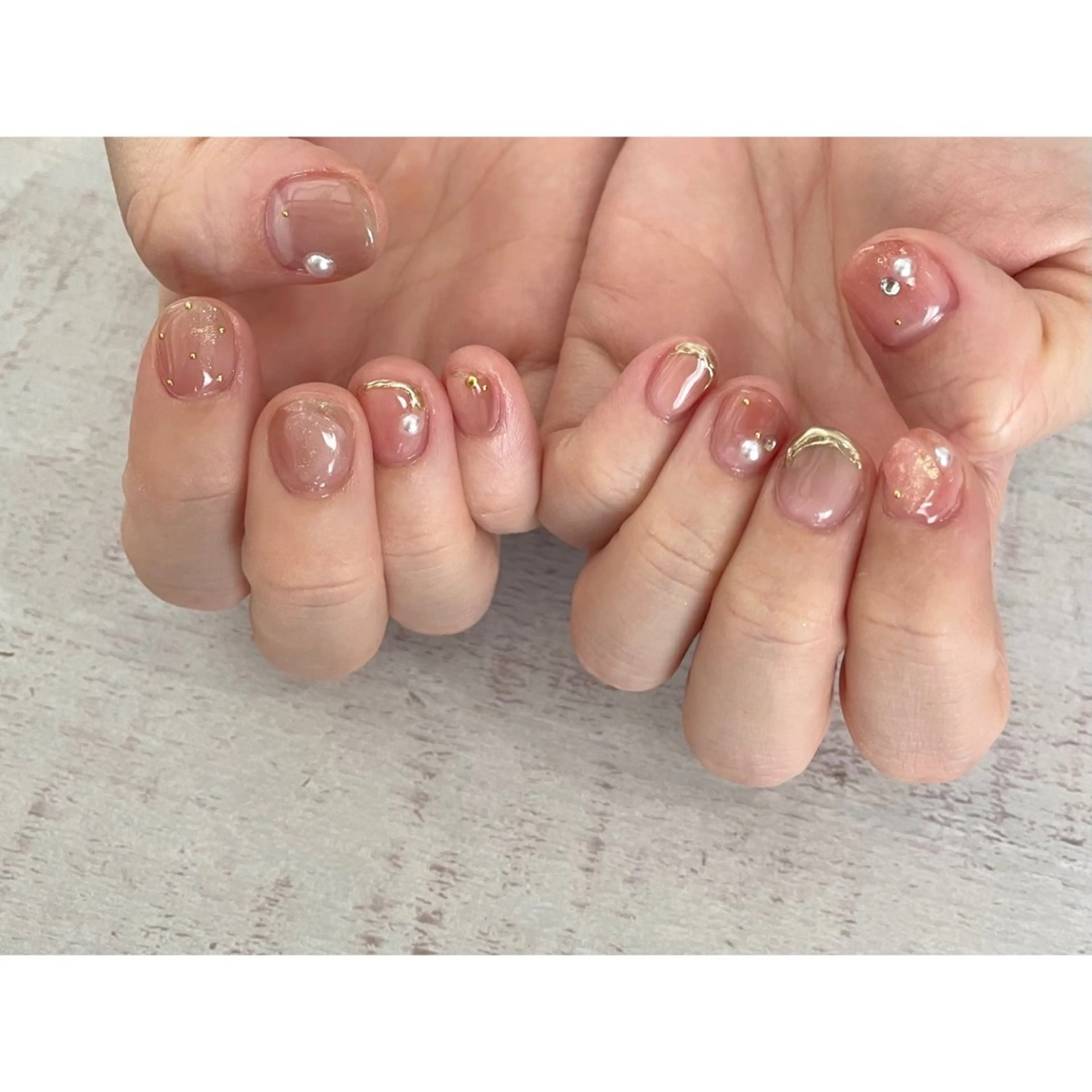 ネイル 𖡼 yumenoのネイルデザイン