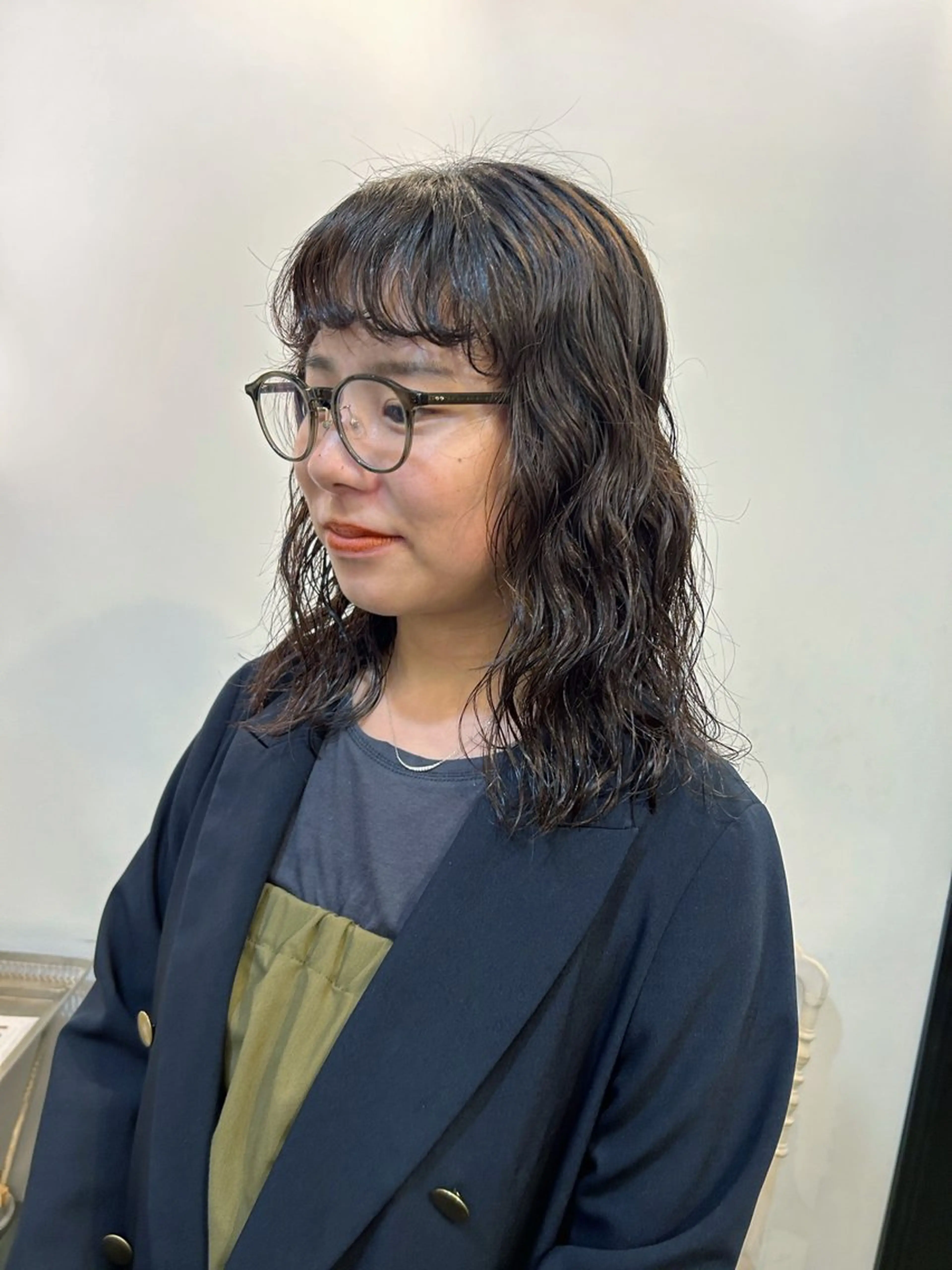 ミディアム パーマ ミディアムパーマ カット パーマ HIROKI ” stylistのヘアスタイル