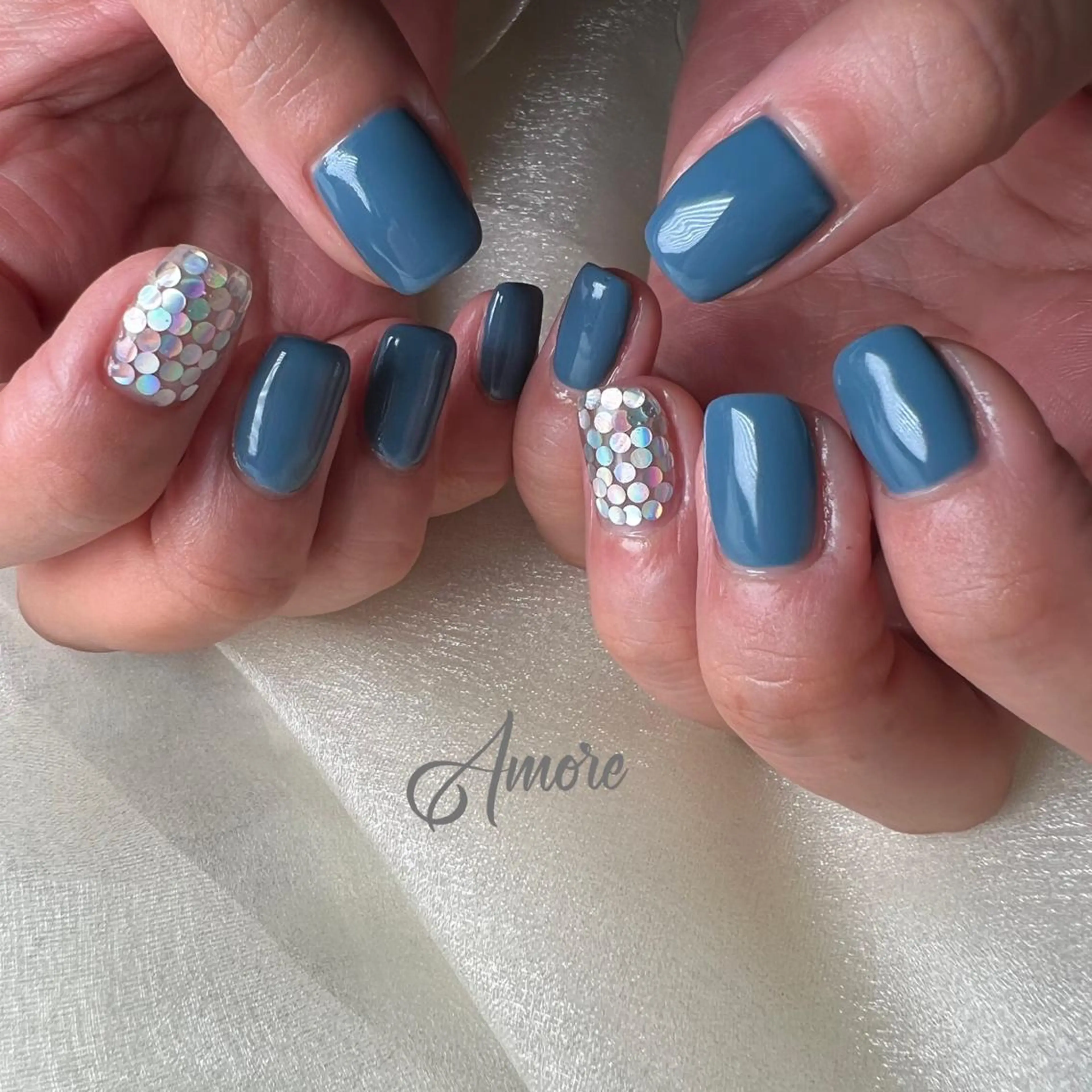 ネイル ジェルネイル 氷ネイル・うるうるネイル マグネットネイル ミラーネイル ニュアンスネイル You kyehwaのネイルデザイン