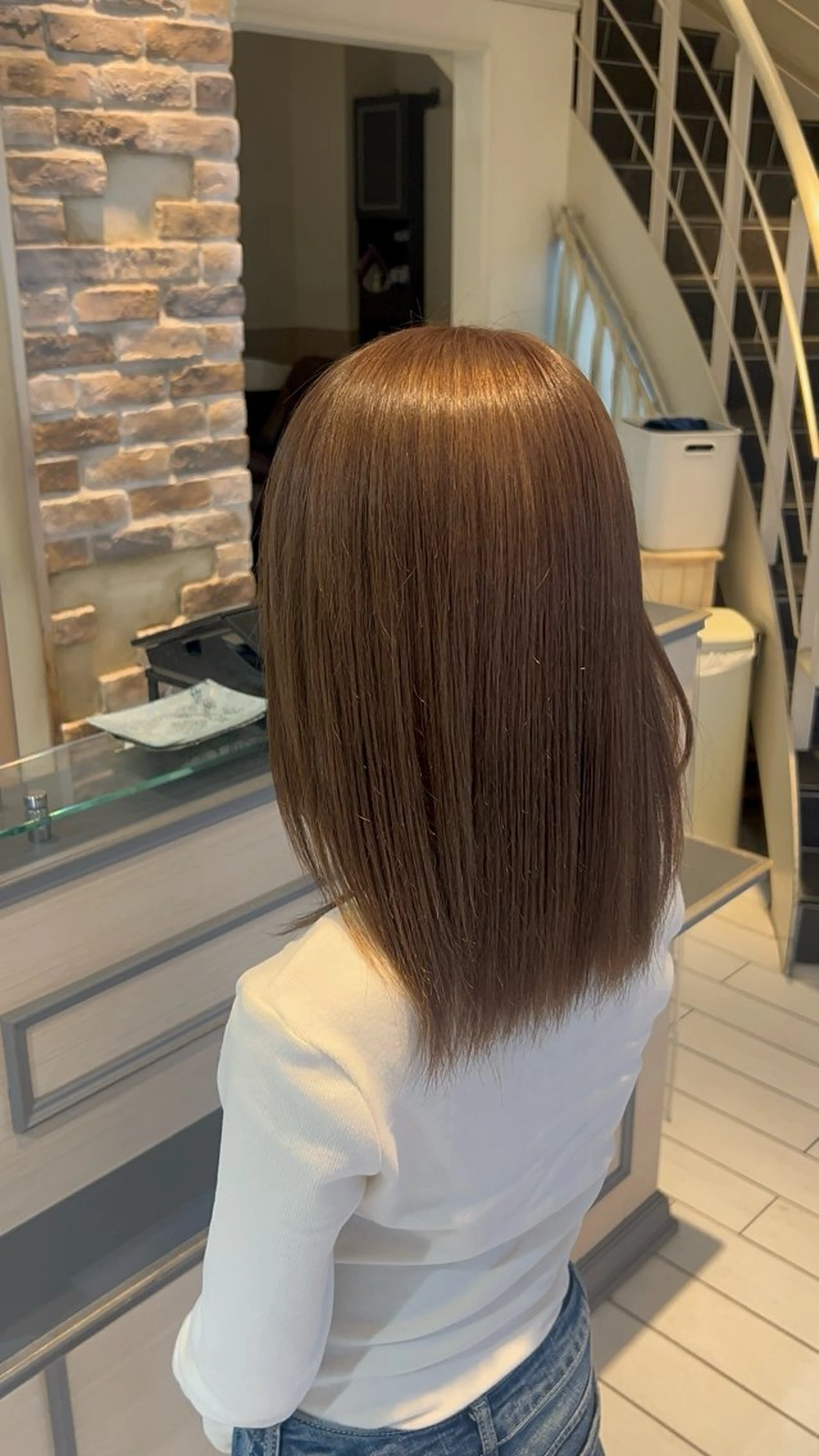 カラー ベージュカラー ヘアカラー トリートメント みか ✩⡱のヘアスタイル