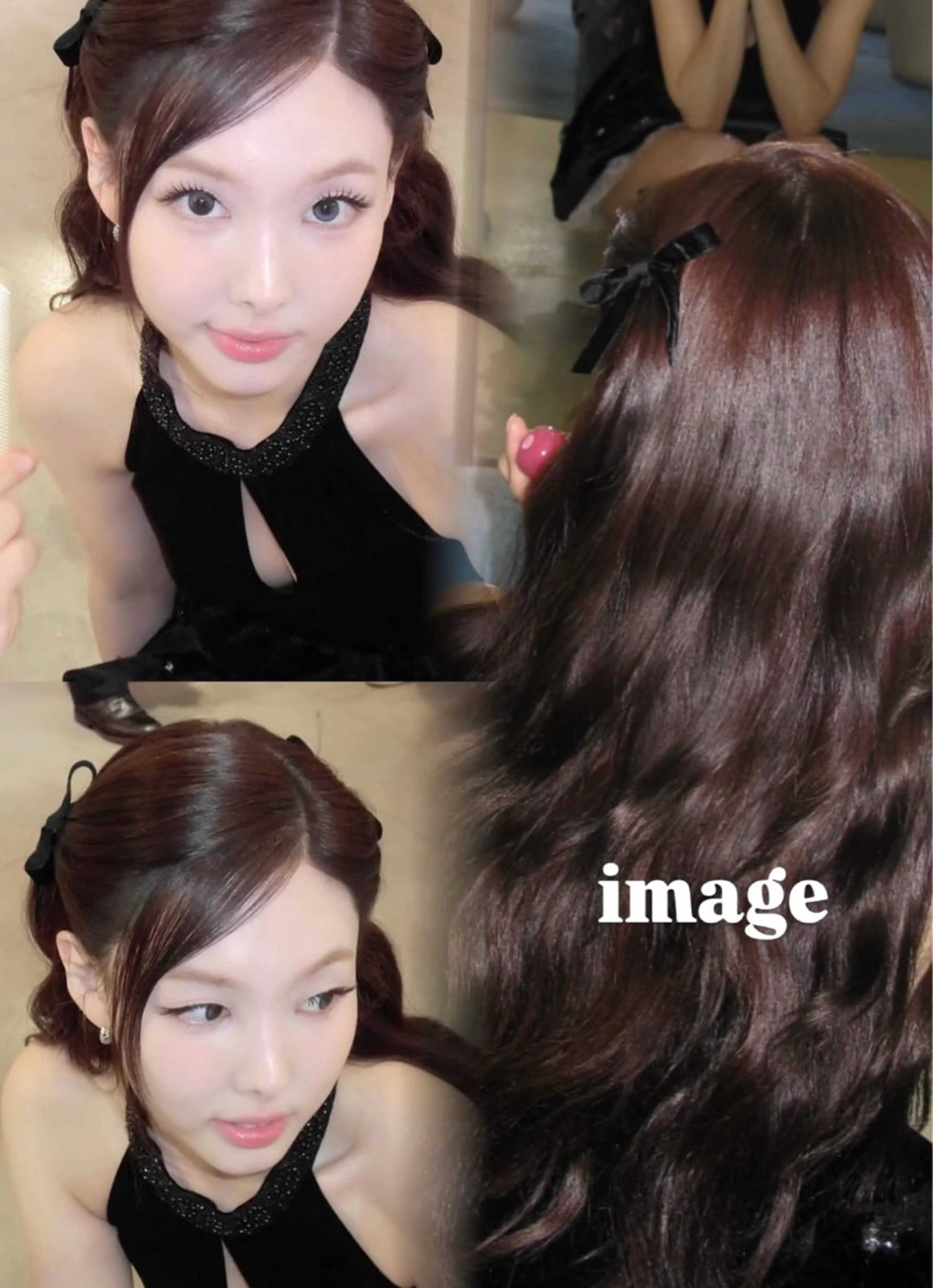 ロング カラー ヘアカラー 韓国×ワンホン 艶カラー/ハヅキ🎀のヘアスタイル