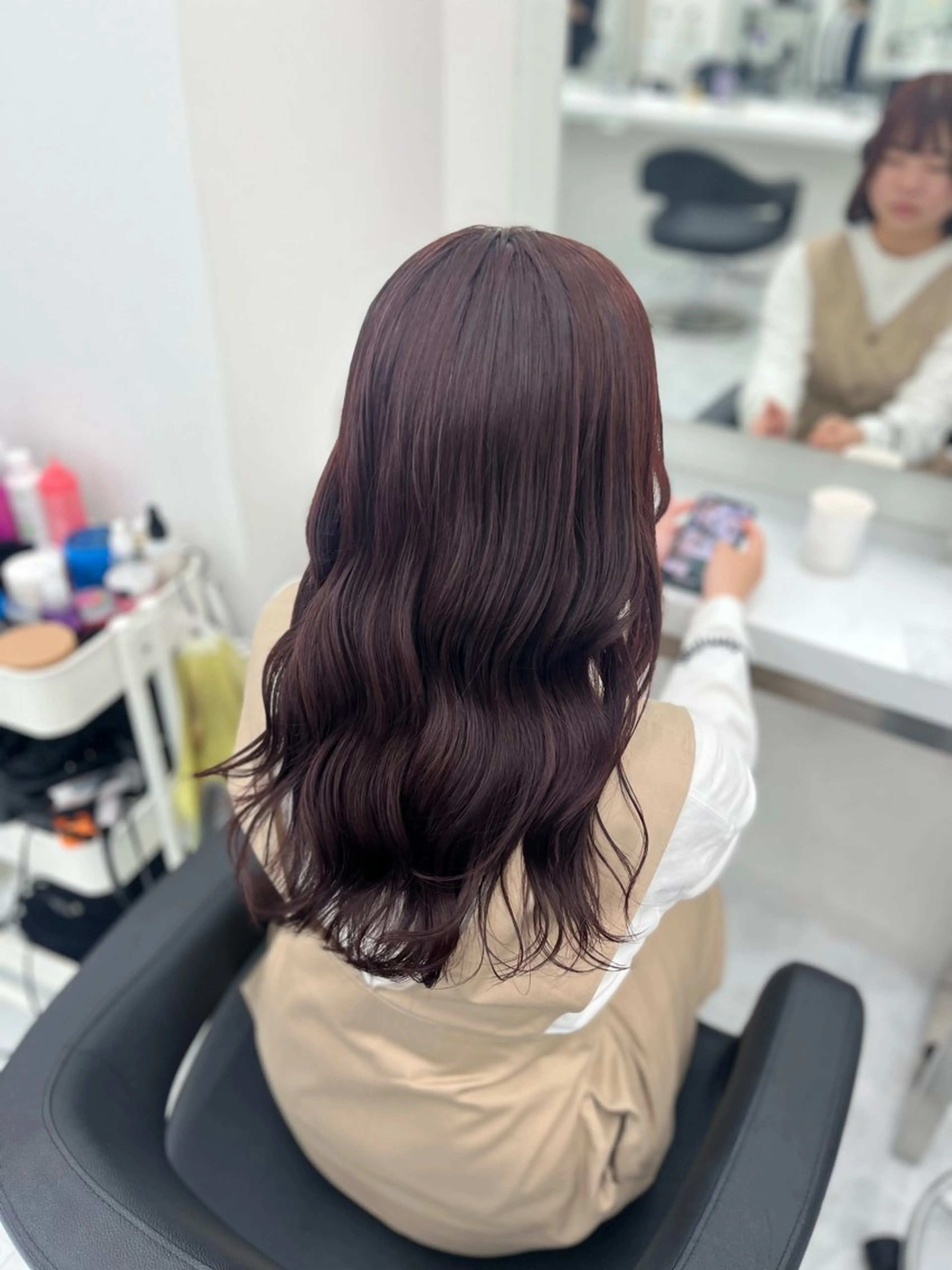 ロング カラー ヘアアレンジ 艶髪ハイトーン🫧 Kurehaのヘアスタイル