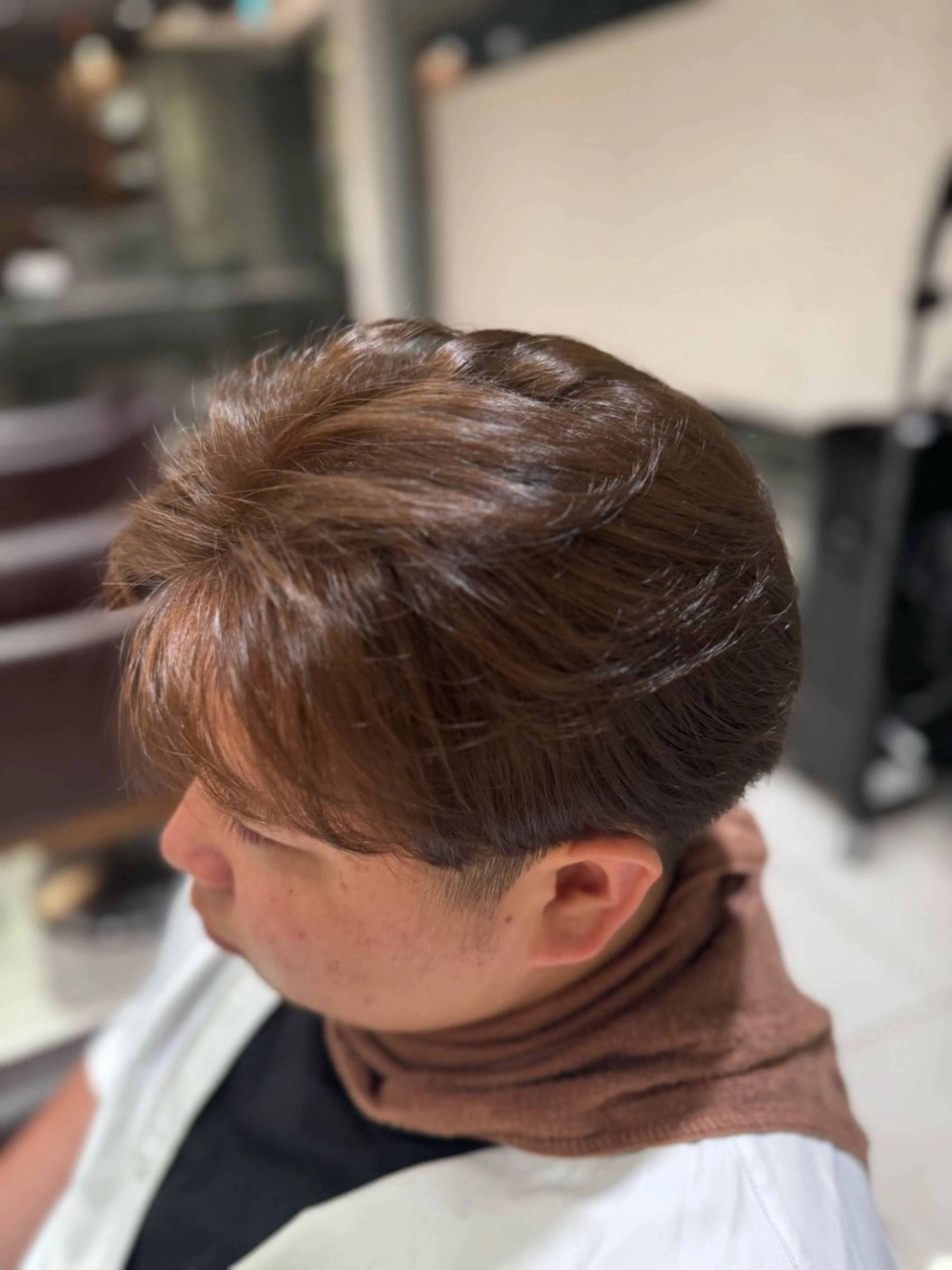 カラー メンズ ブラウンカラー ナチュラルブラウン FLOOR hair&spa所属・アサイ サラのヘアスタイル