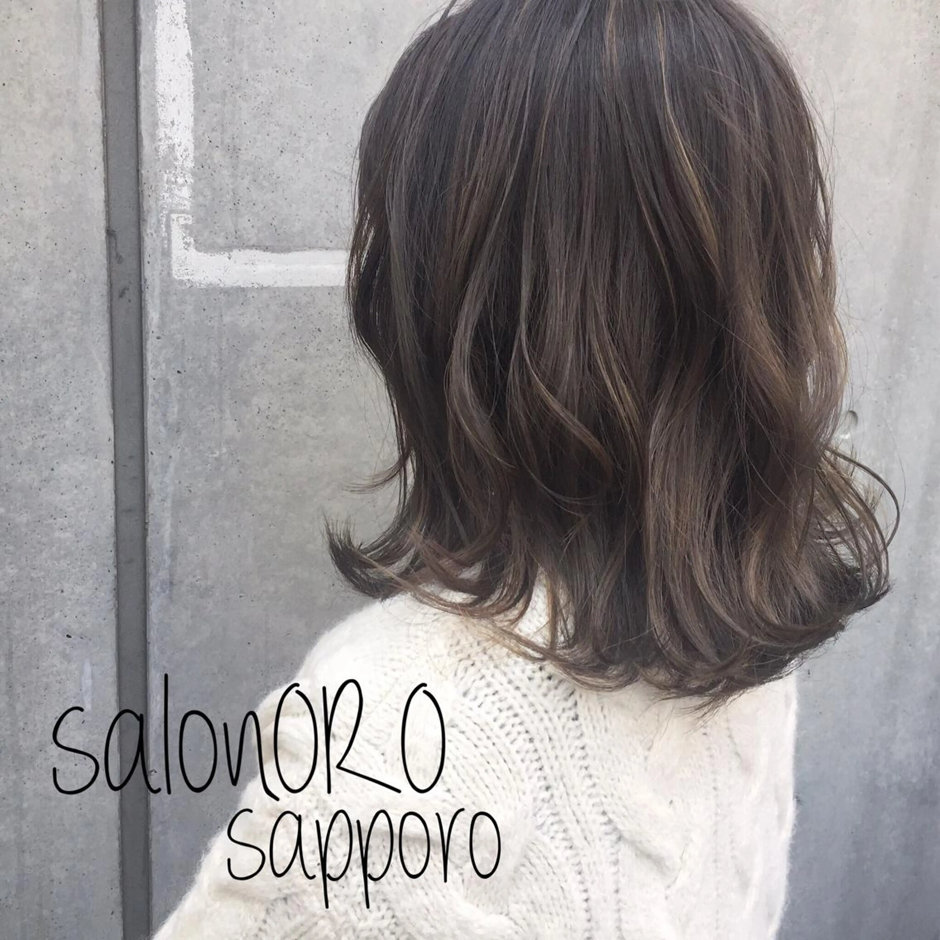 ミディアム カラー アディクシーカラー ブリーチ ブルーカラー 透明感カラー グレージュ ヘアカラー トリートメント toiro by lien hair atelier所属・池田 真由美のヘアスタイル