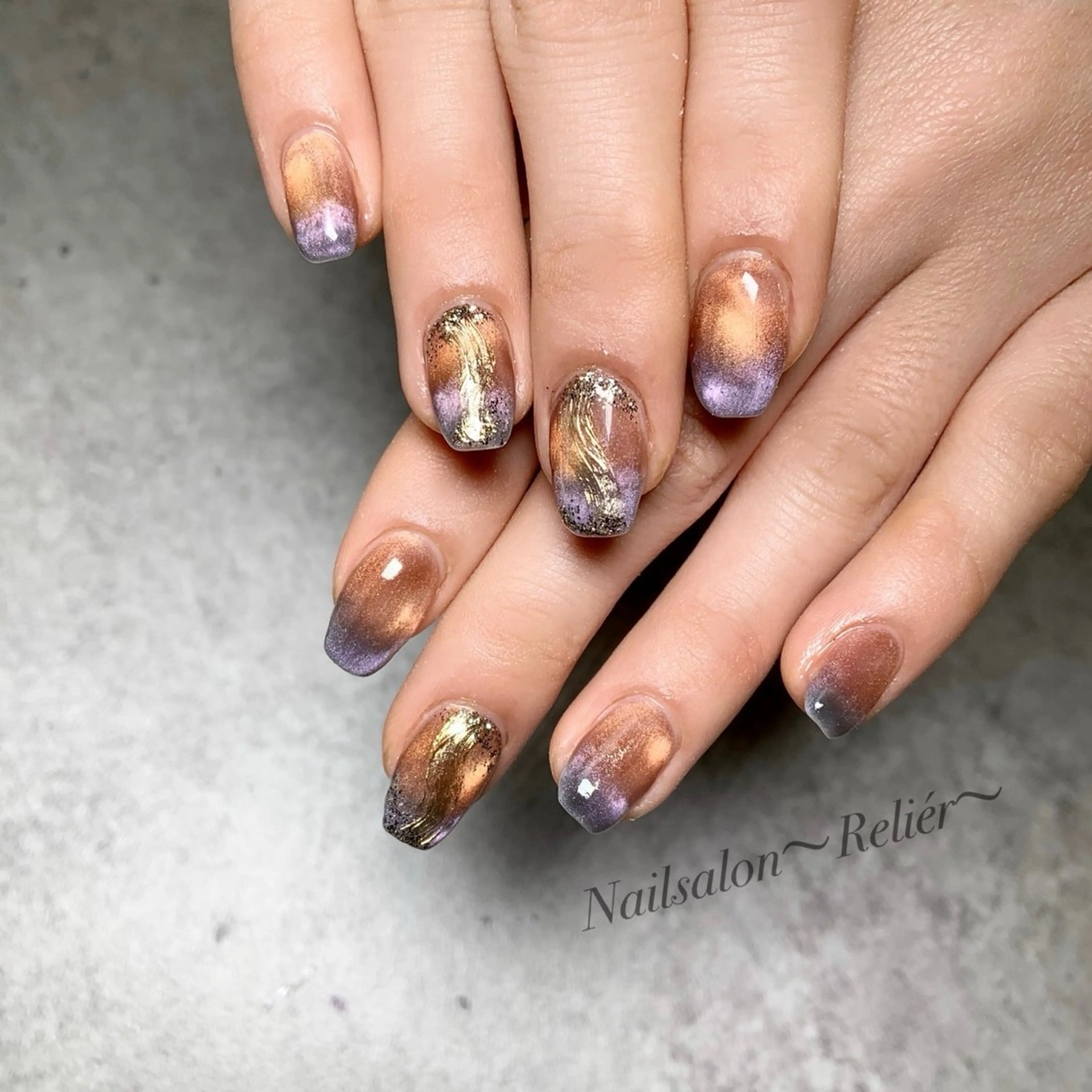 ネイル ニュアンスネイル ハンドネイル Nailsalon 〜Reliér〜のネイルデザイン