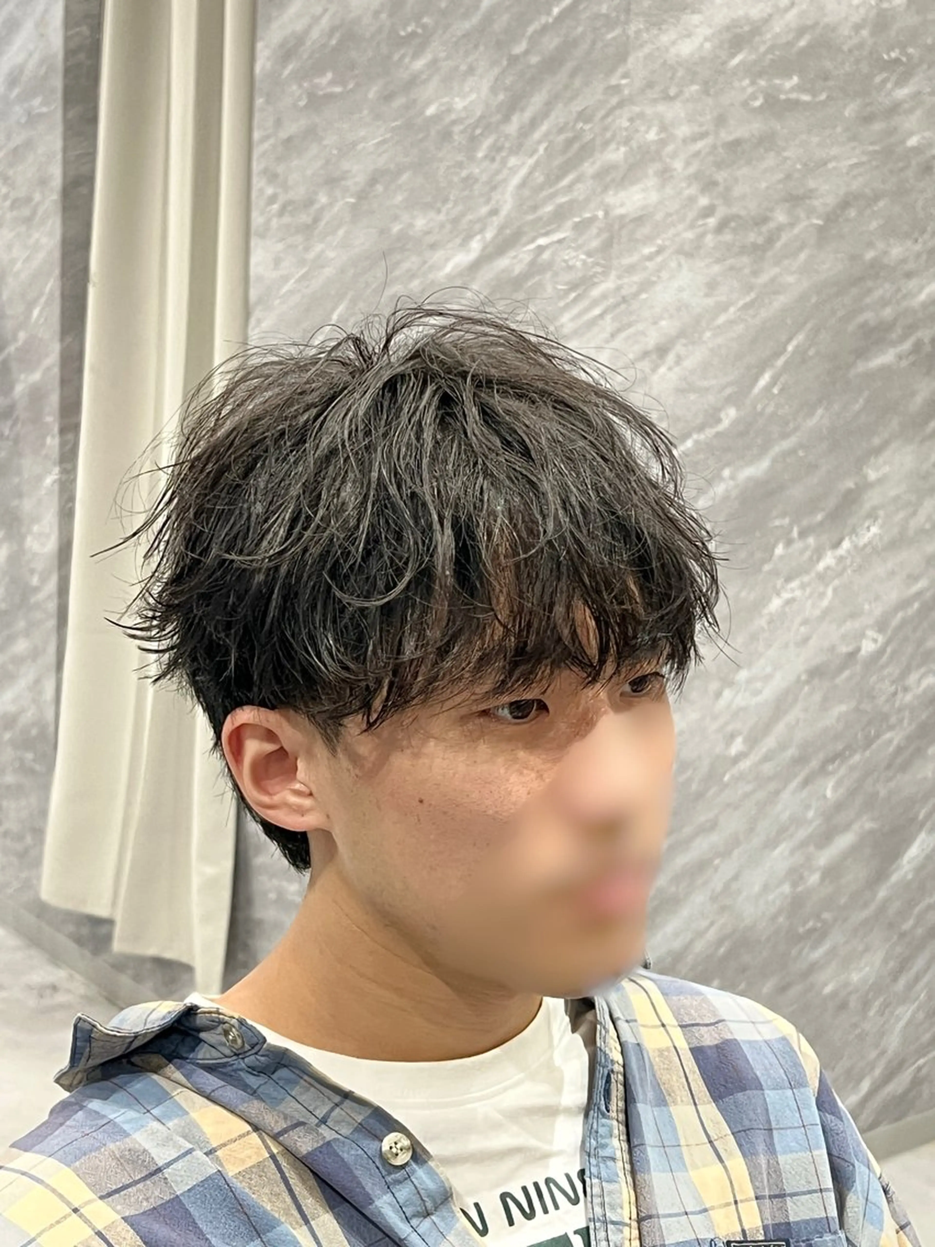 パーマ メンズ メンズパーマ カット パーマ ulus kobe所属・藤枝 大地のヘアスタイル