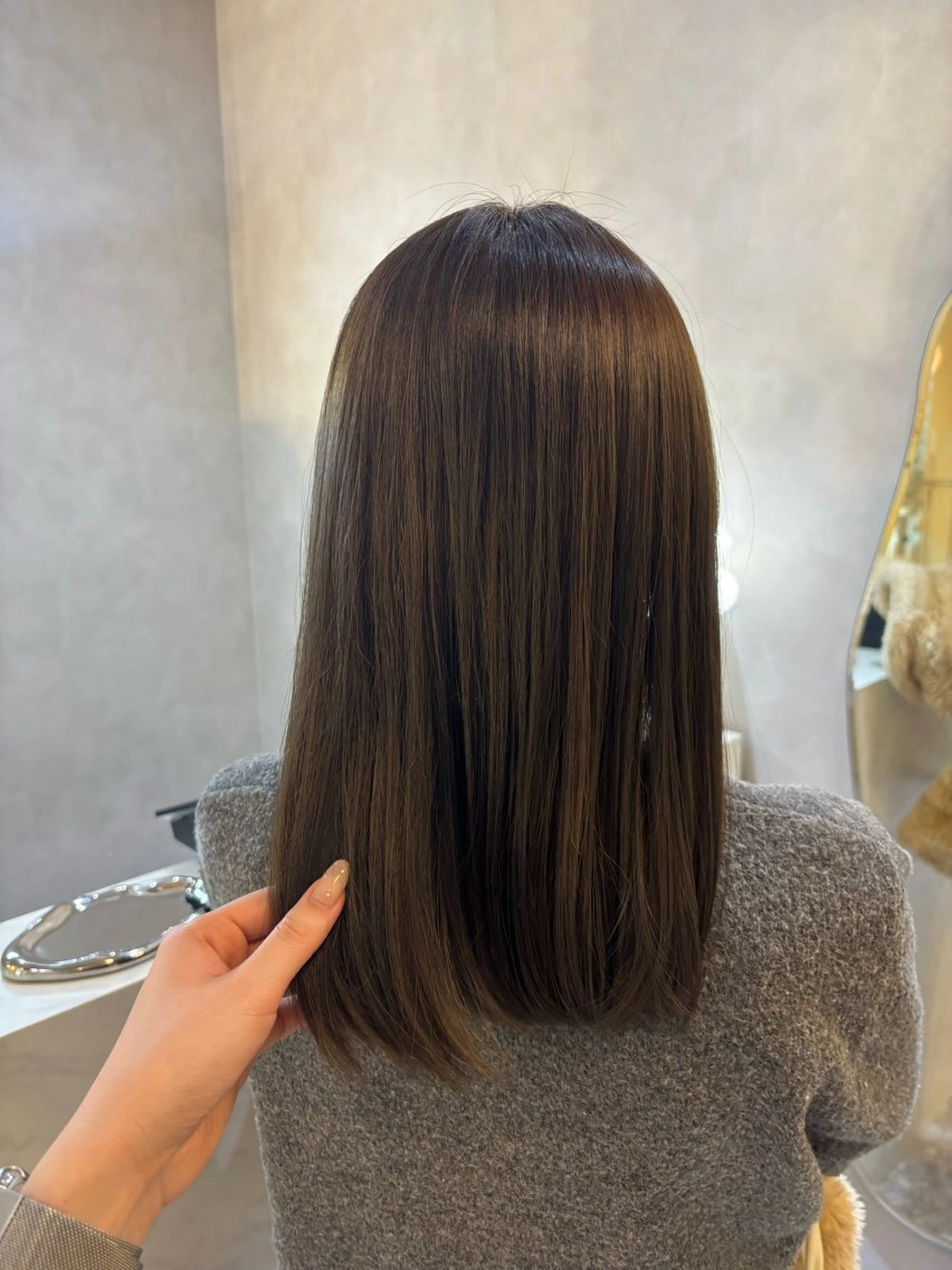 カラー ヘアカラー zina karin୨୧˙˳⋆のヘアスタイル