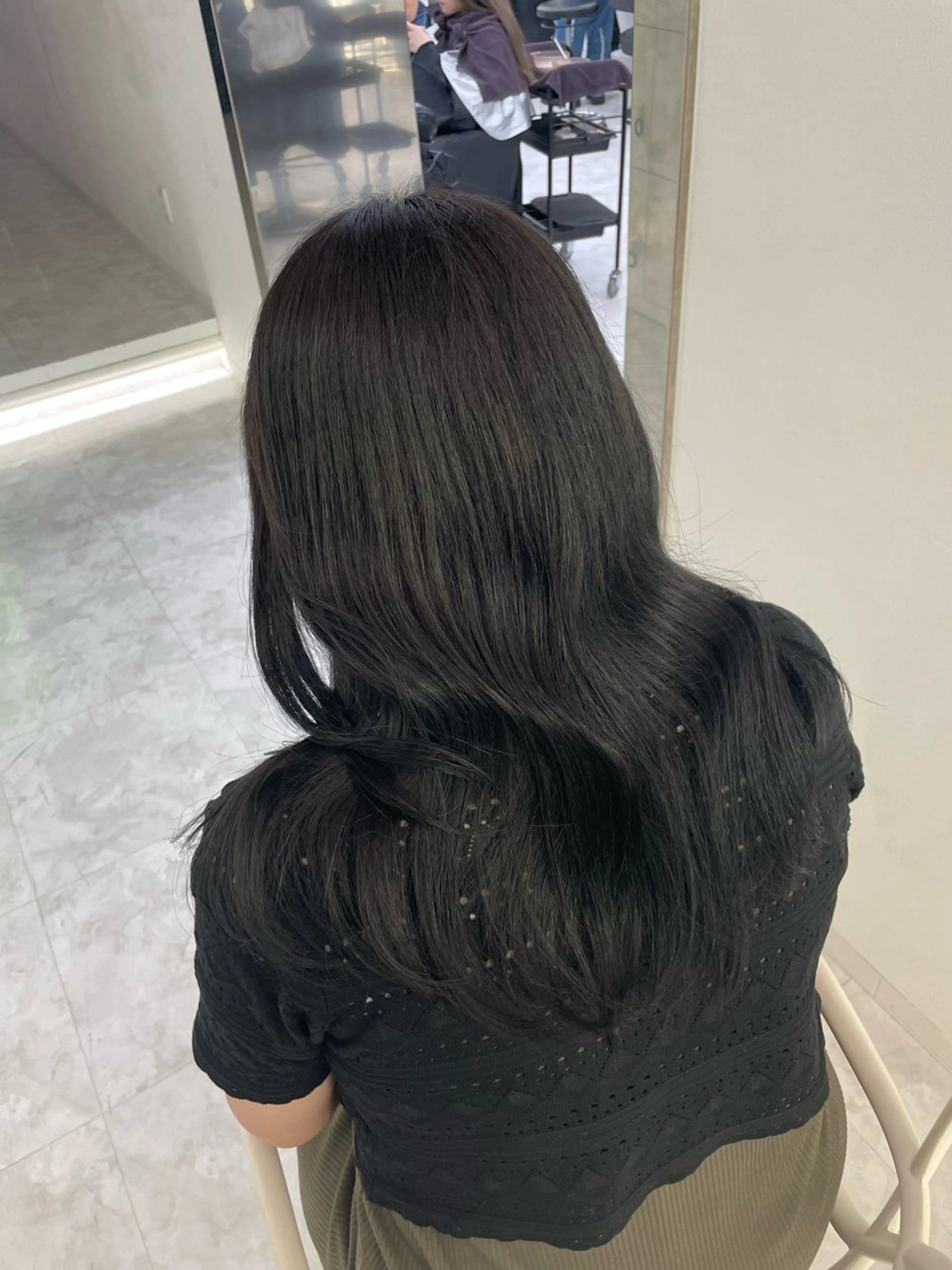 ロング カラー カット ヘアカラー トリートメント ヘアセット 中韓レイヤー/ ブラウン🤎はやとのヘアスタイル