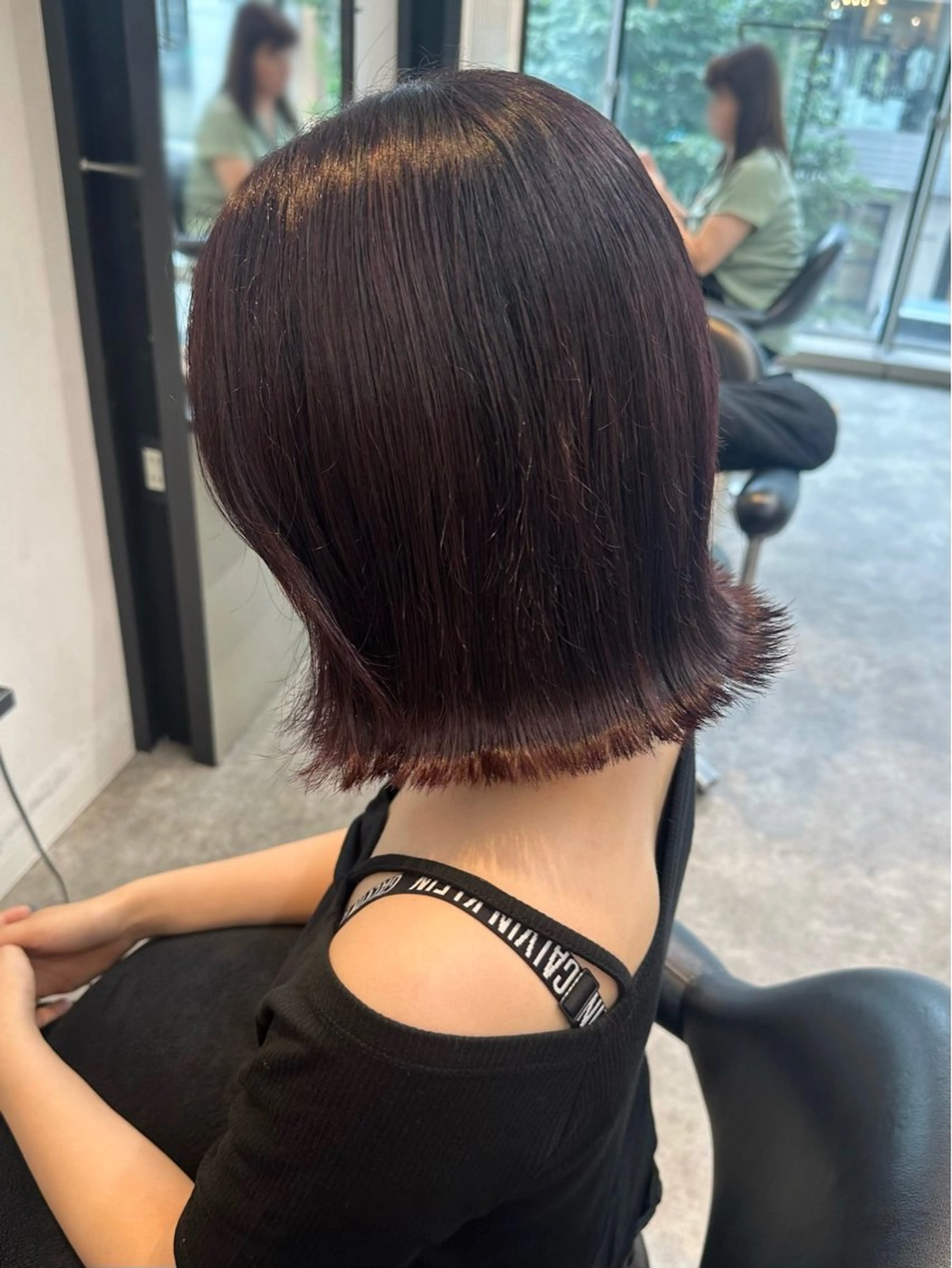 ショート カラー レッドカラー ✂️無料カットモデル ✂️佐々木悠月のヘアスタイル