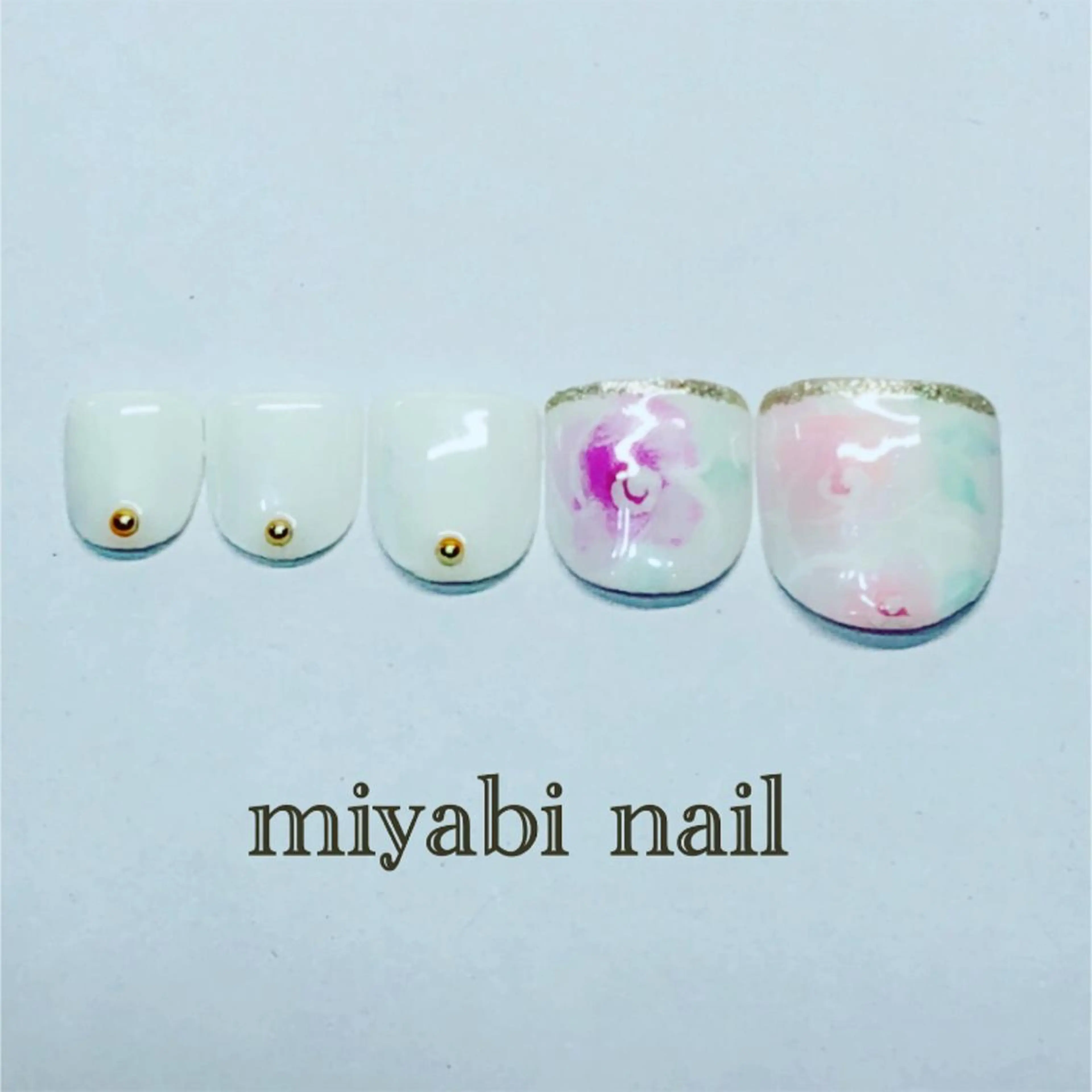 ネイル miyabi nail 桂川駅近くのネイルデザイン