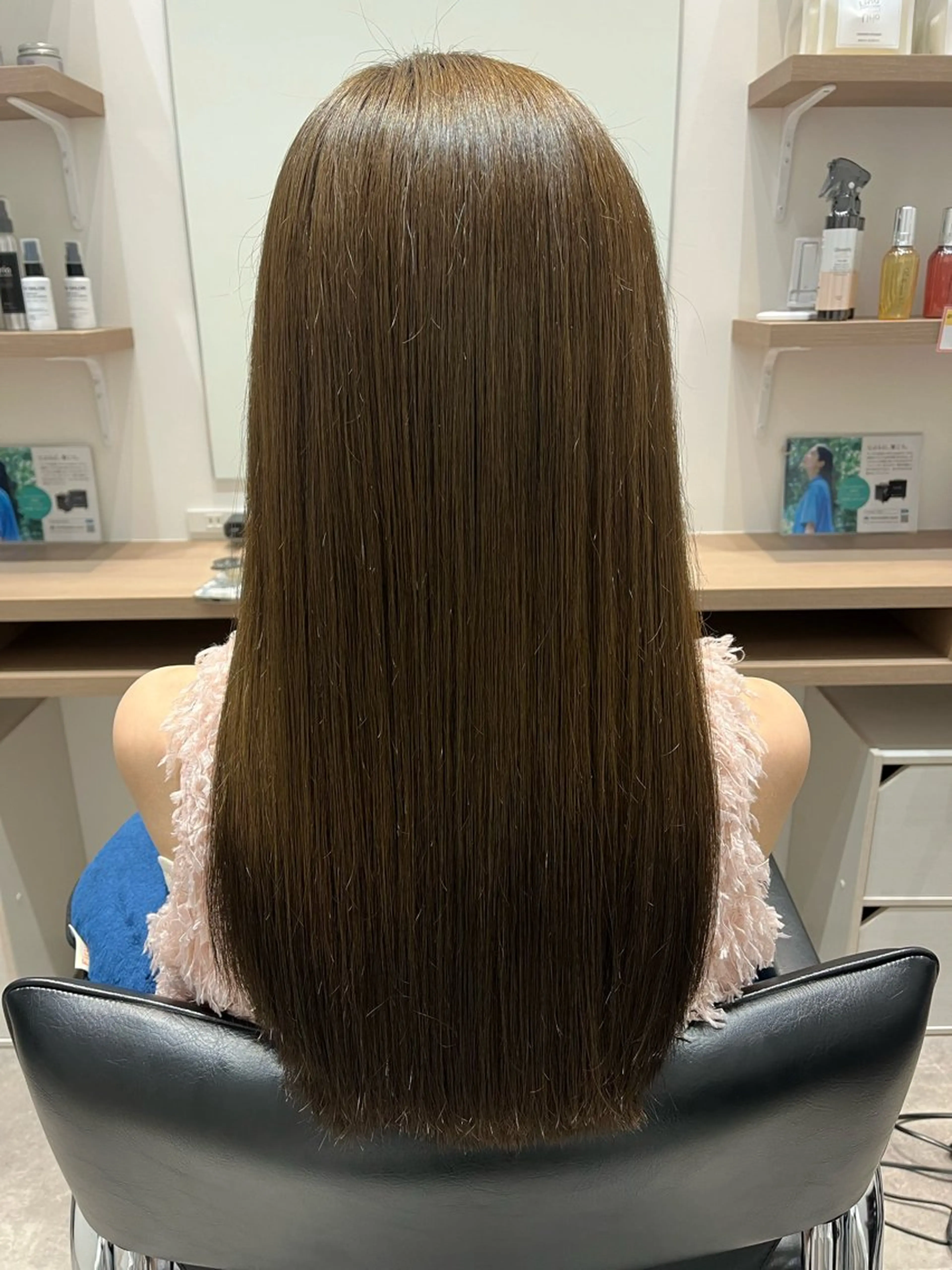 カット＋艶髪カラー＋キューティクル補修4stepトリートメント＋marbbの写真