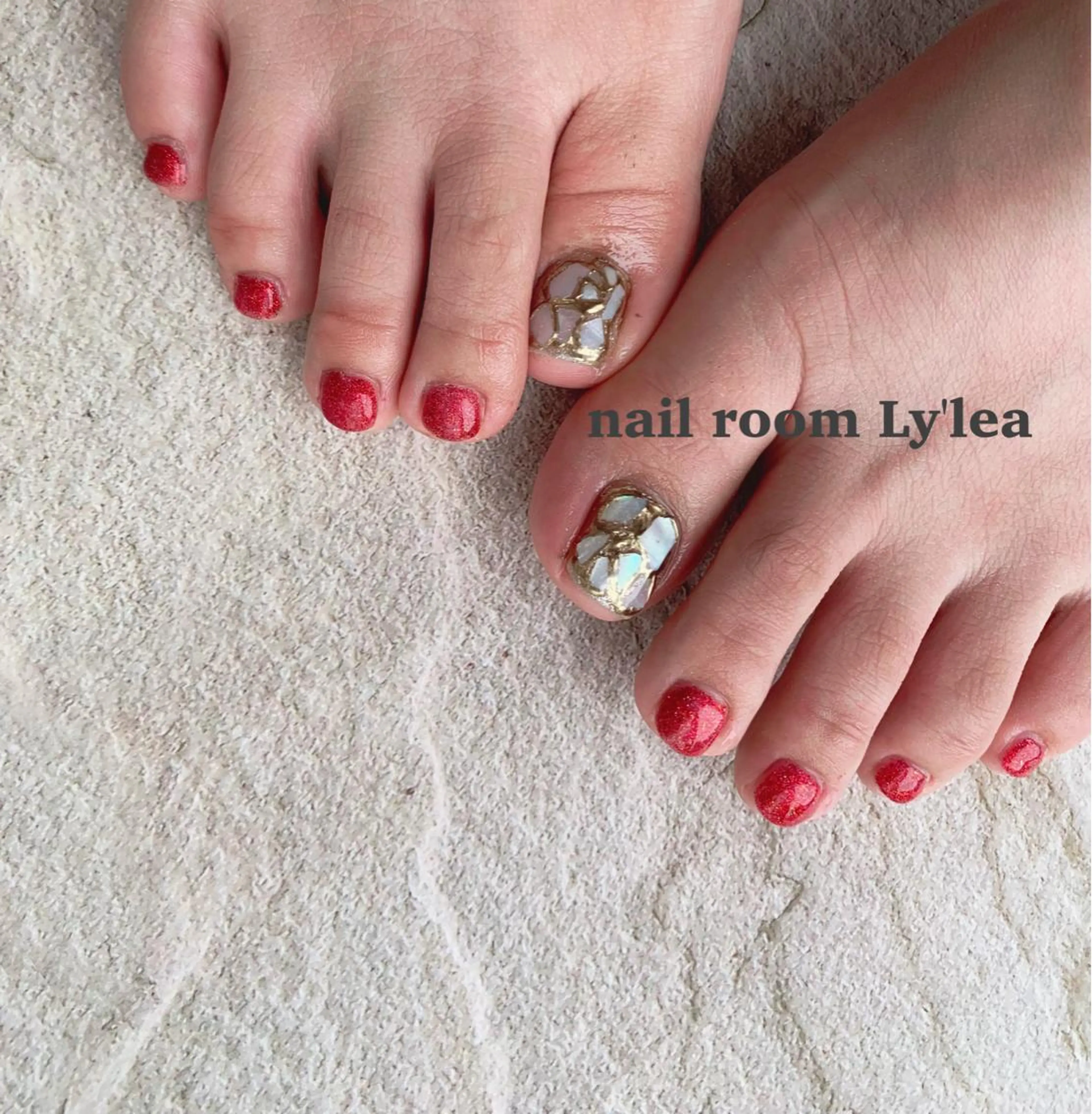 ネイル フットネイル nail room Ly'leaのネイルデザイン