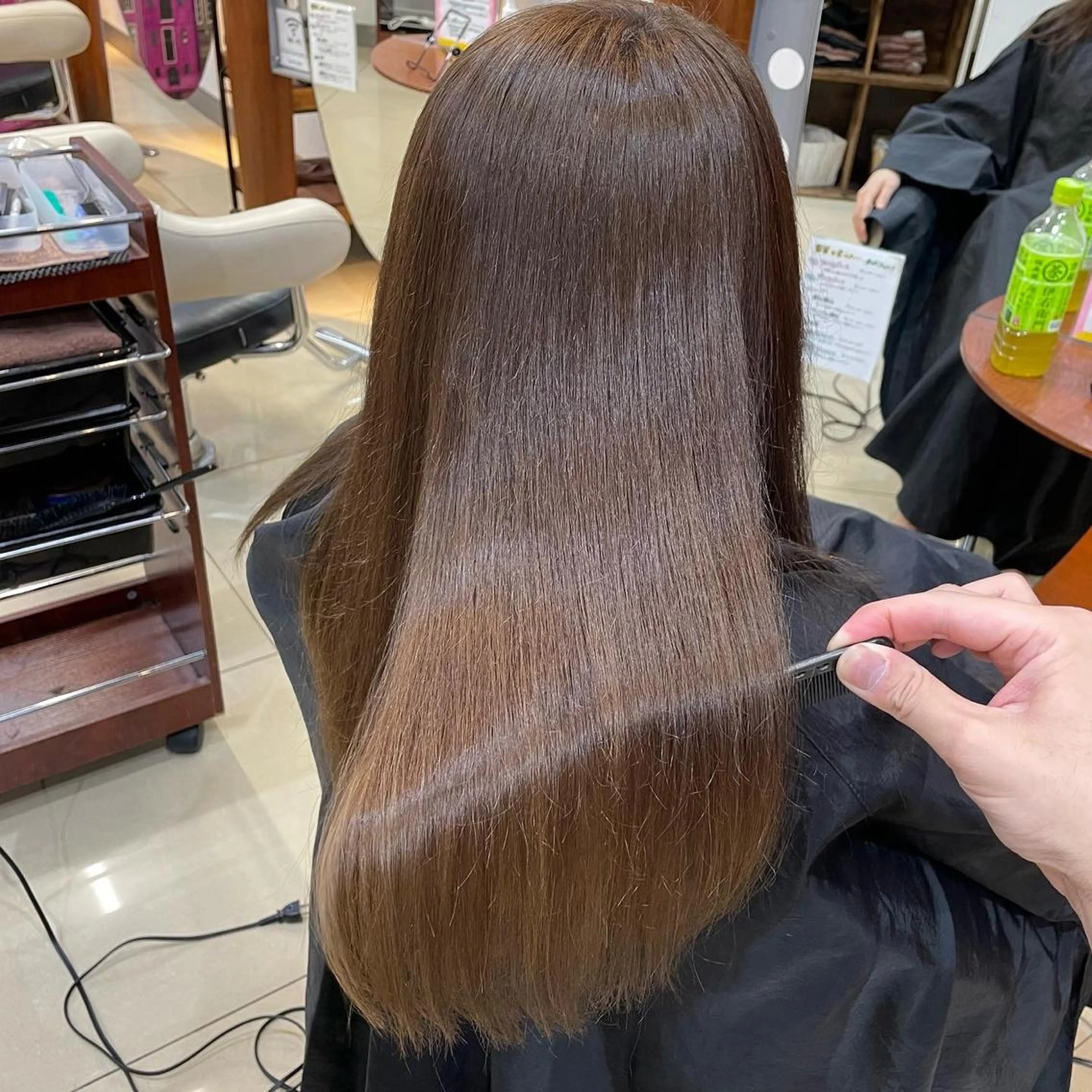 ロング カラー ヘアカラー トリートメント 縮毛矯正/髪質改善 /韓国風　山川春輝のヘアスタイル