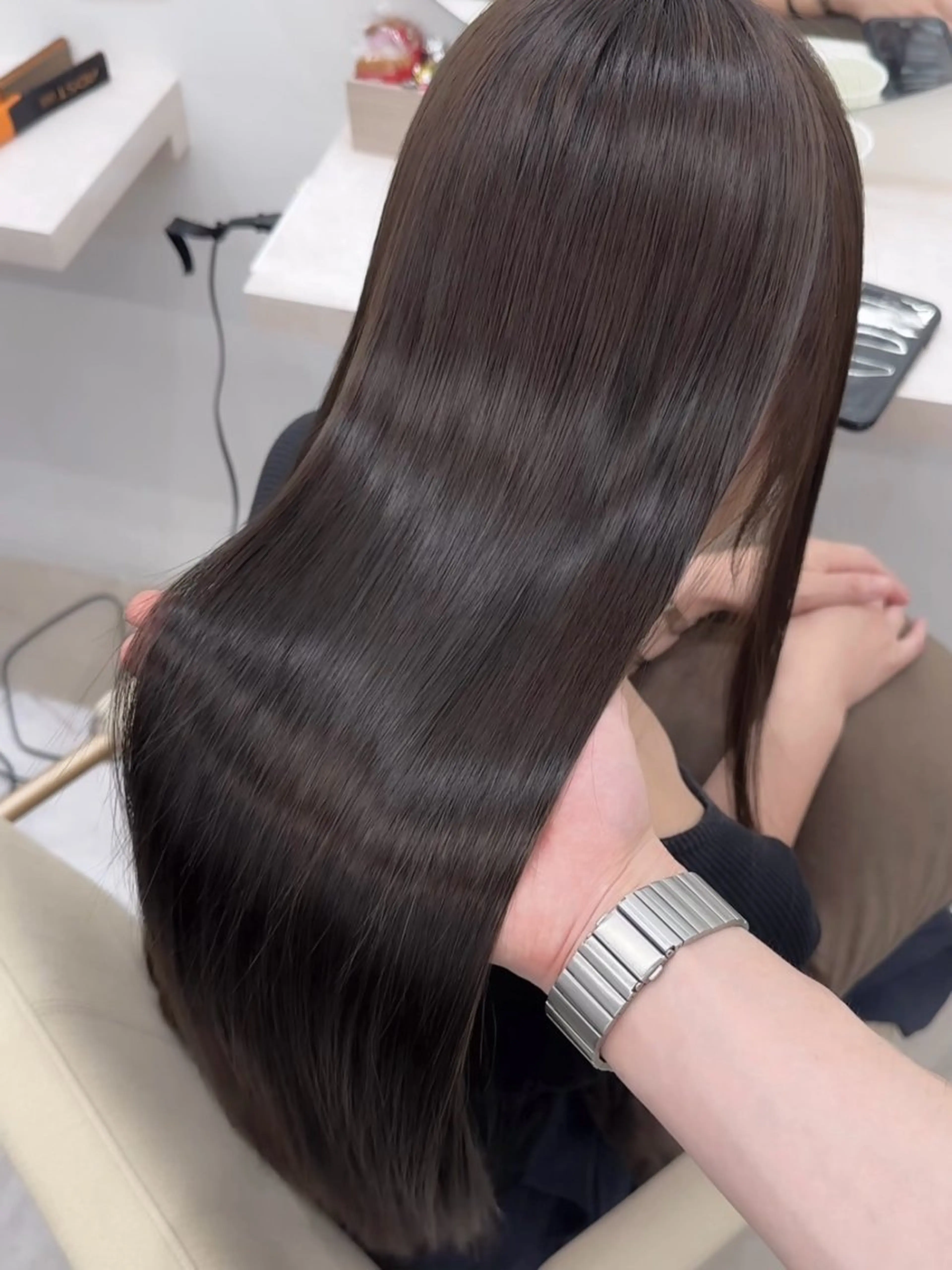 ロング カラー ヘアカラー トリートメント Core Haruのヘアスタイル