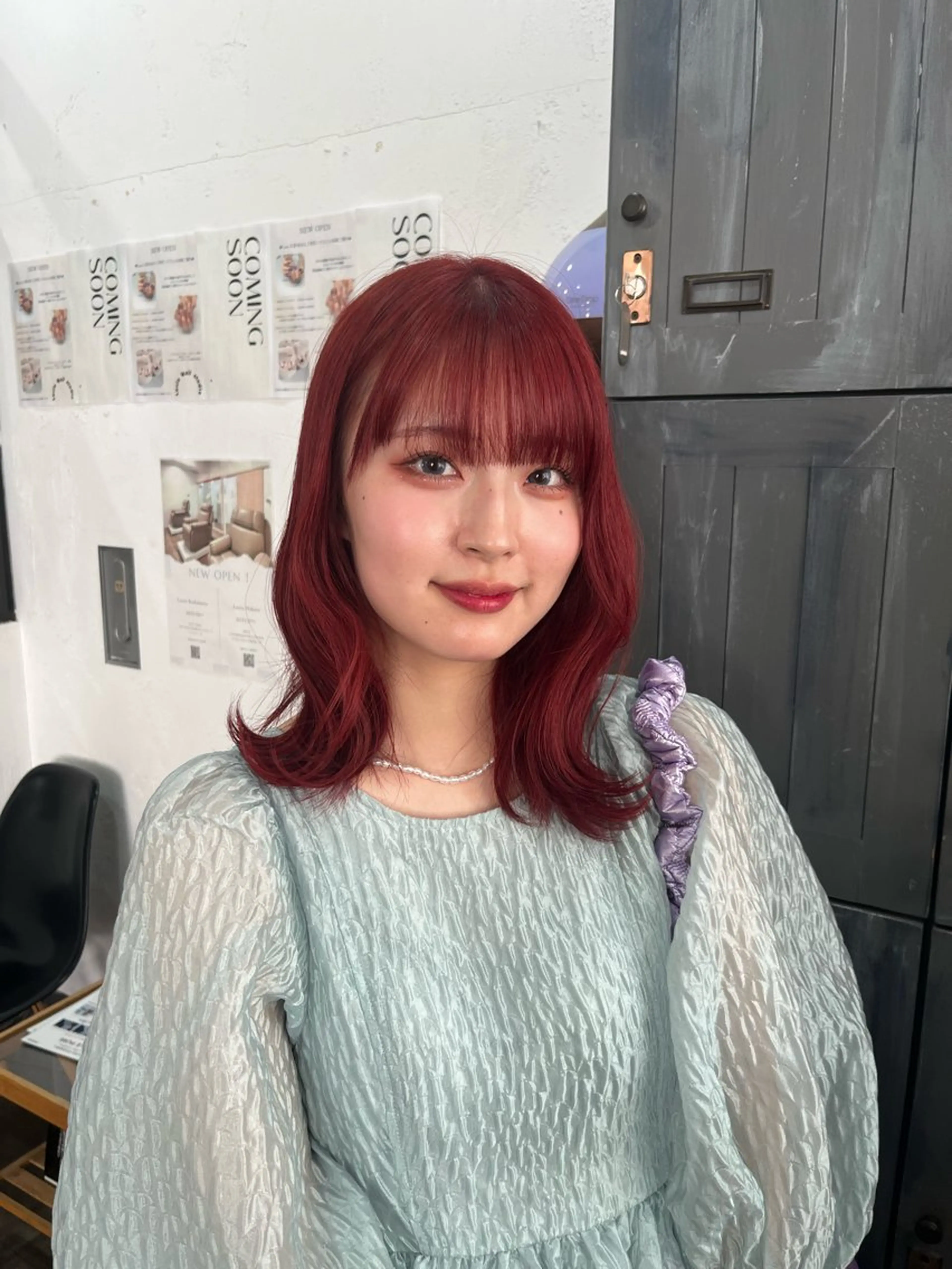 カラー ピンクカラー 🖤西嶋　桃花🖤 エクステ/レイヤーのヘアスタイル