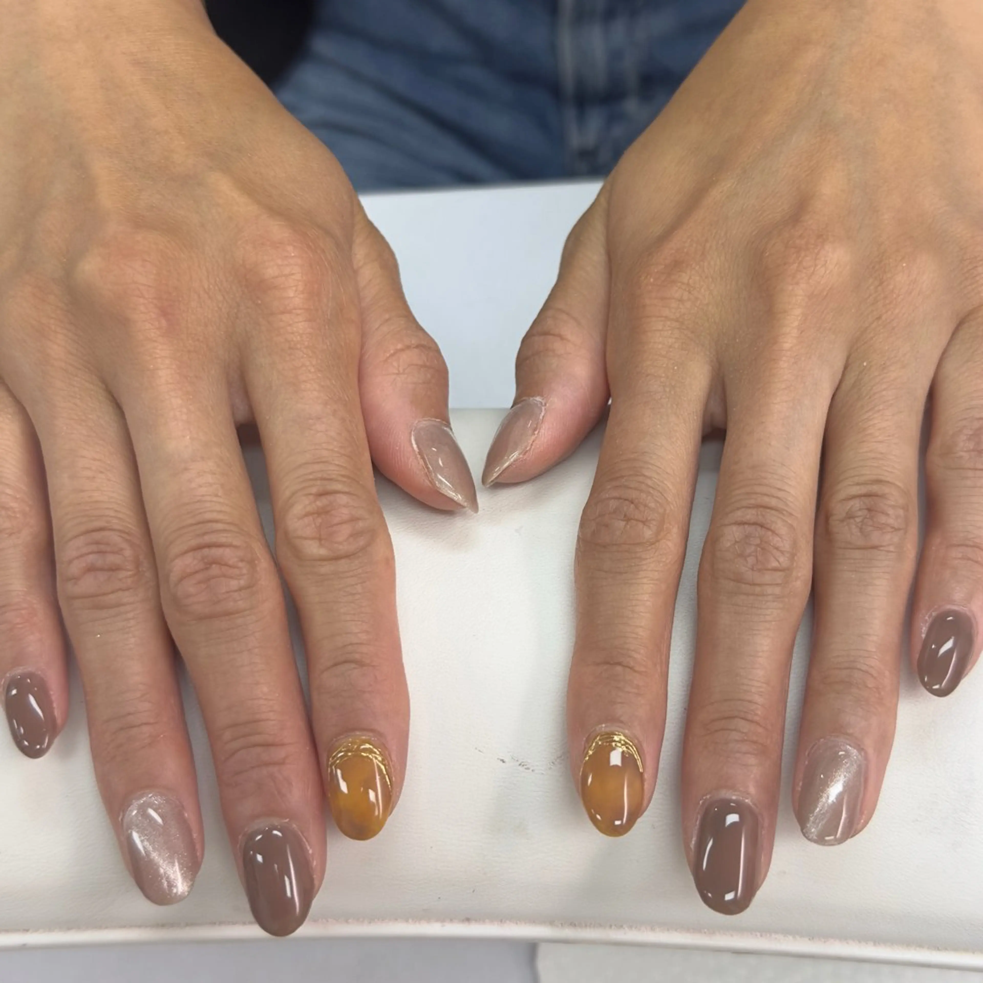 ネイル プラスネイル北千住東口店所属・しもむら ひなこのネイルデザイン