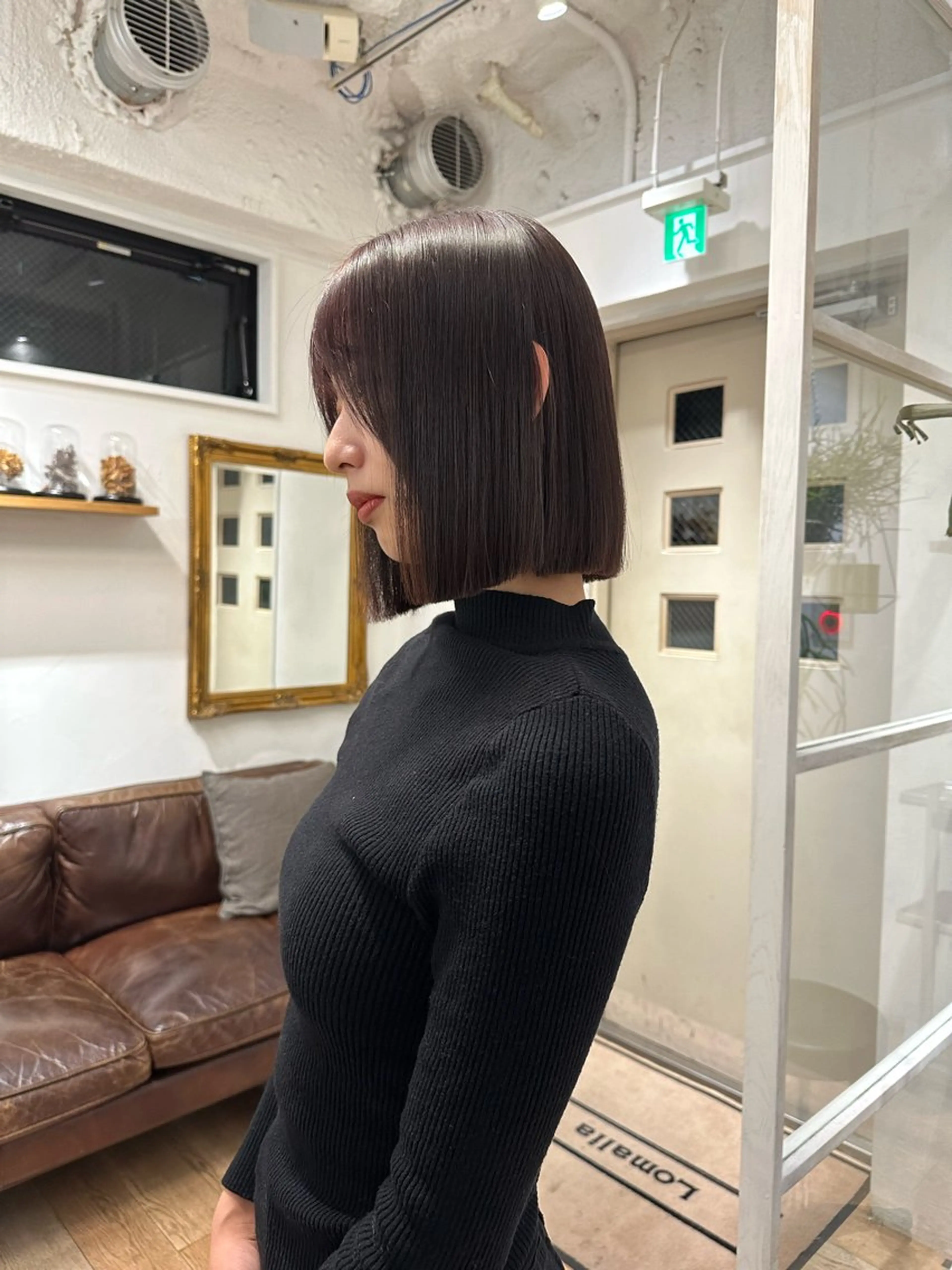 ショート カラー ブリーチ ハイトーンカラー ブリーチなしカラー ボブ REINA☁️透明感 カラー/ぷつっと♡のヘアスタイル