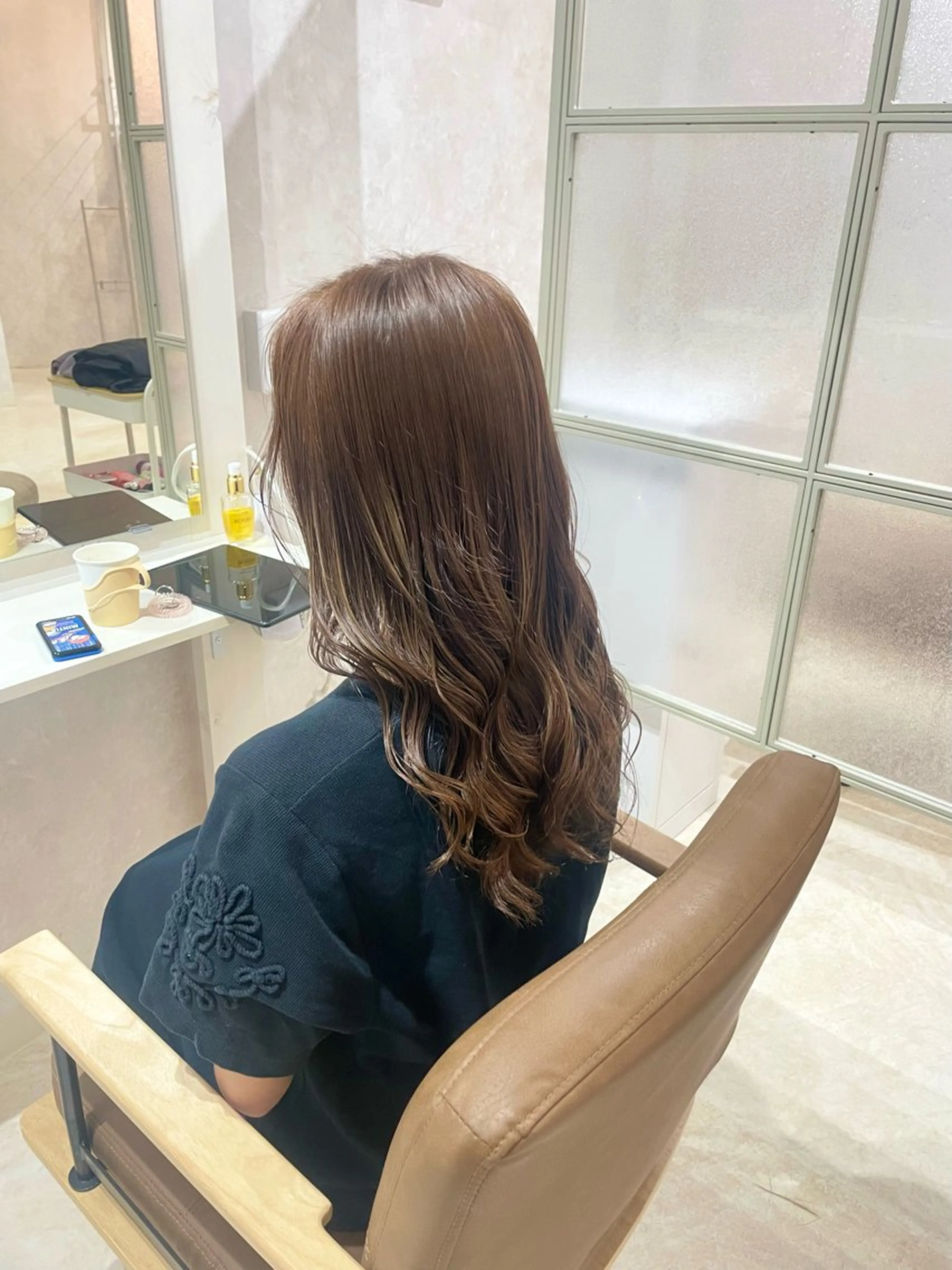 ロング カット ヘアカラー トリートメント ❤︎SAKURA 【Rico】❤︎のヘアスタイル