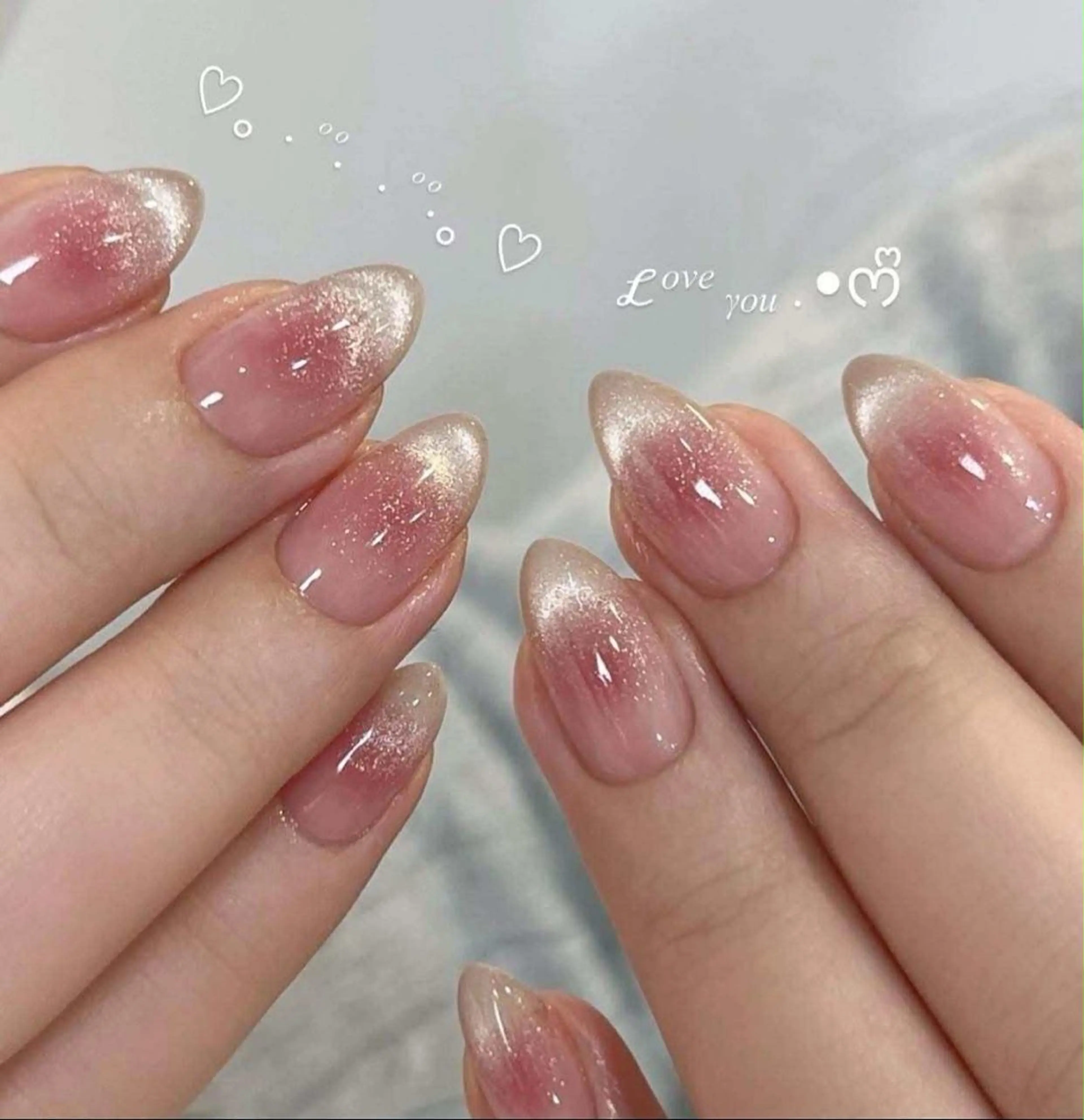 「人気No.1」💛カラーグラデーション🎵🧡「オフ込み」「チックとマグネットのグラデーション」✨♥️の写真