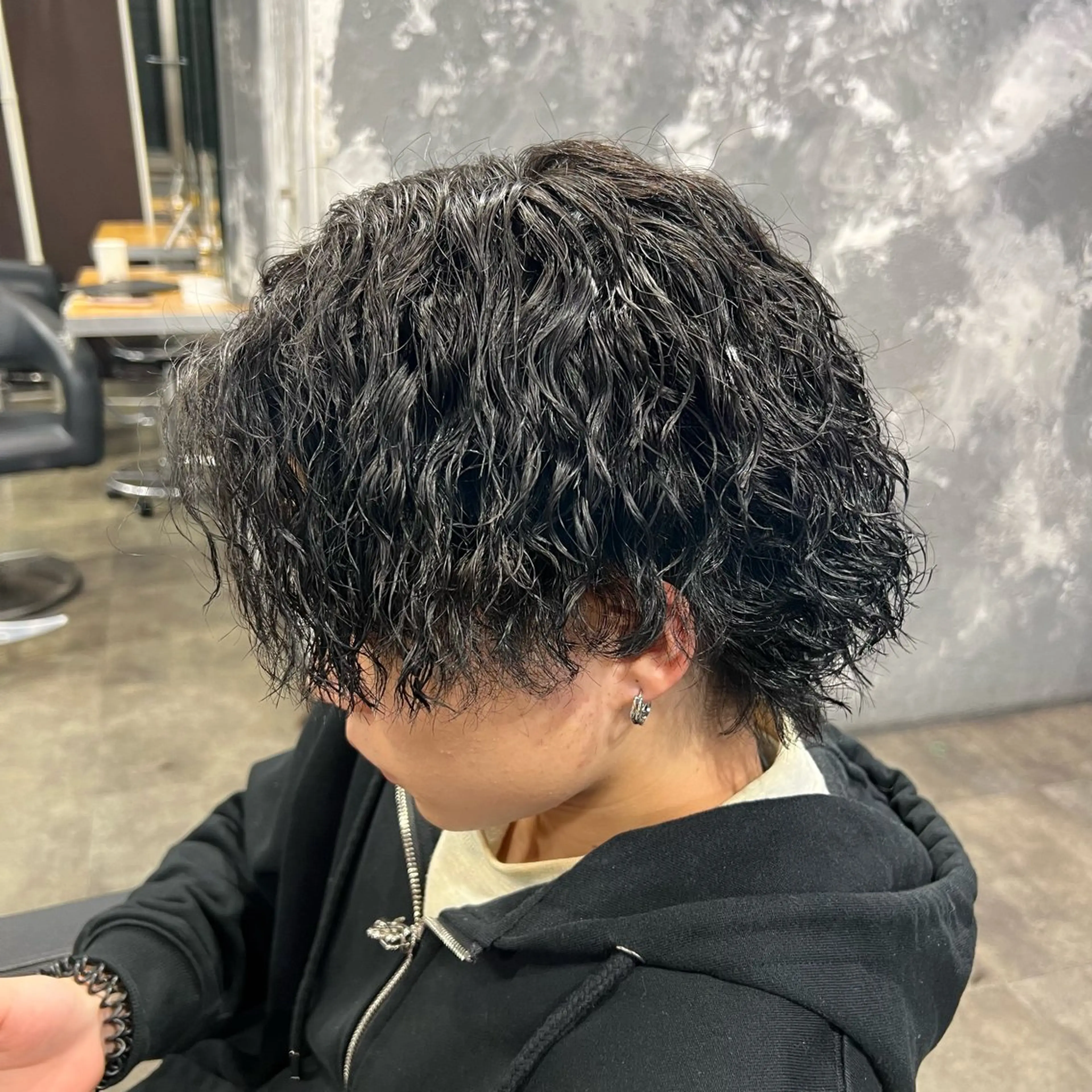 ショート カラー パーマ ヘアアレンジ メンズ キッズ 🔷横浜1のパーマ 職人🔷将太郎のヘアスタイル