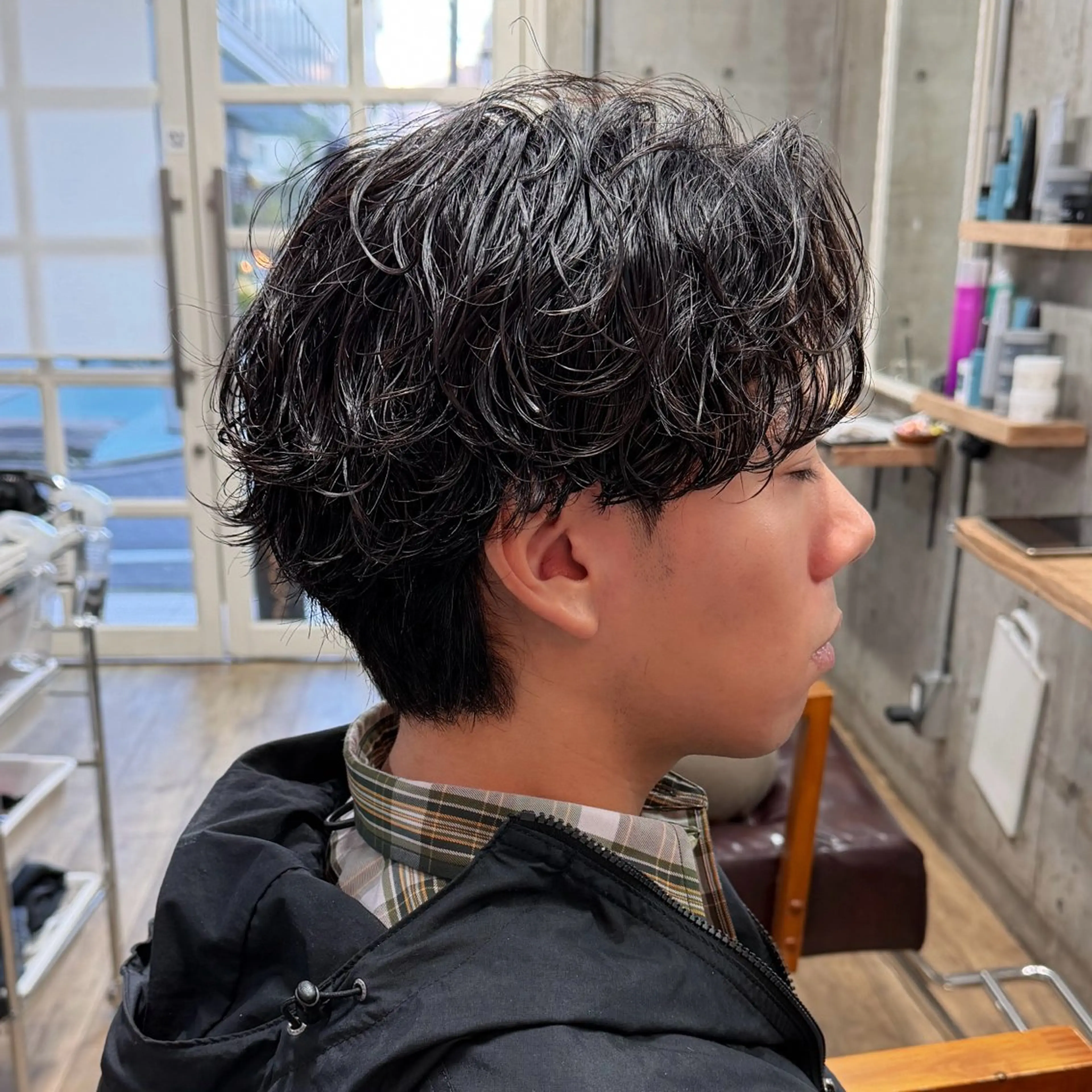 パーマ メンズ メンズパーマ カット パーマ homme, famille raugh【オム・ファミーユ・ラグ】所属・【メンズ特化】パーマ /マッシュ/ヨシダのヘアスタイル