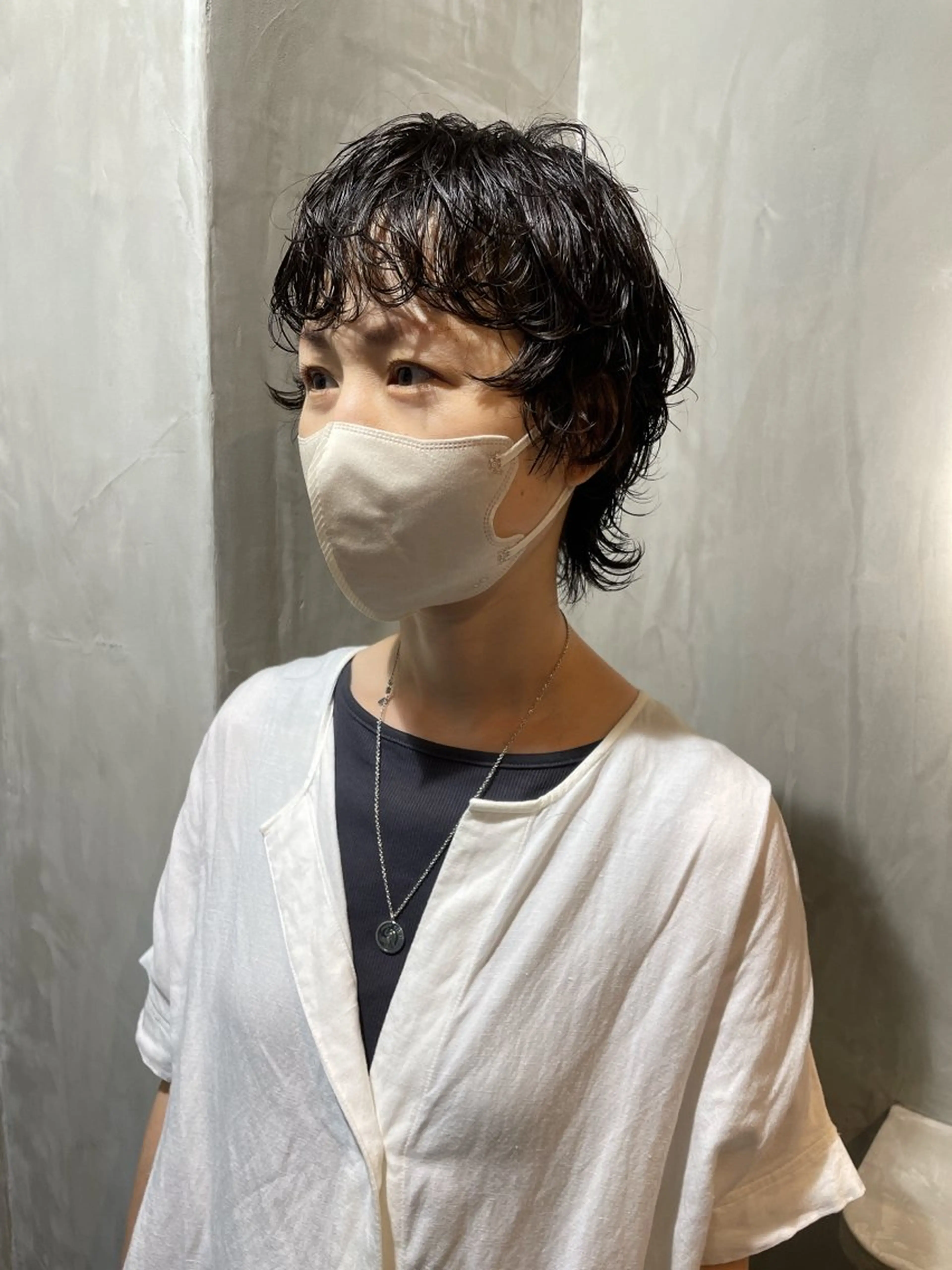 ショート パーマ ヤマモト マイのヘアスタイル