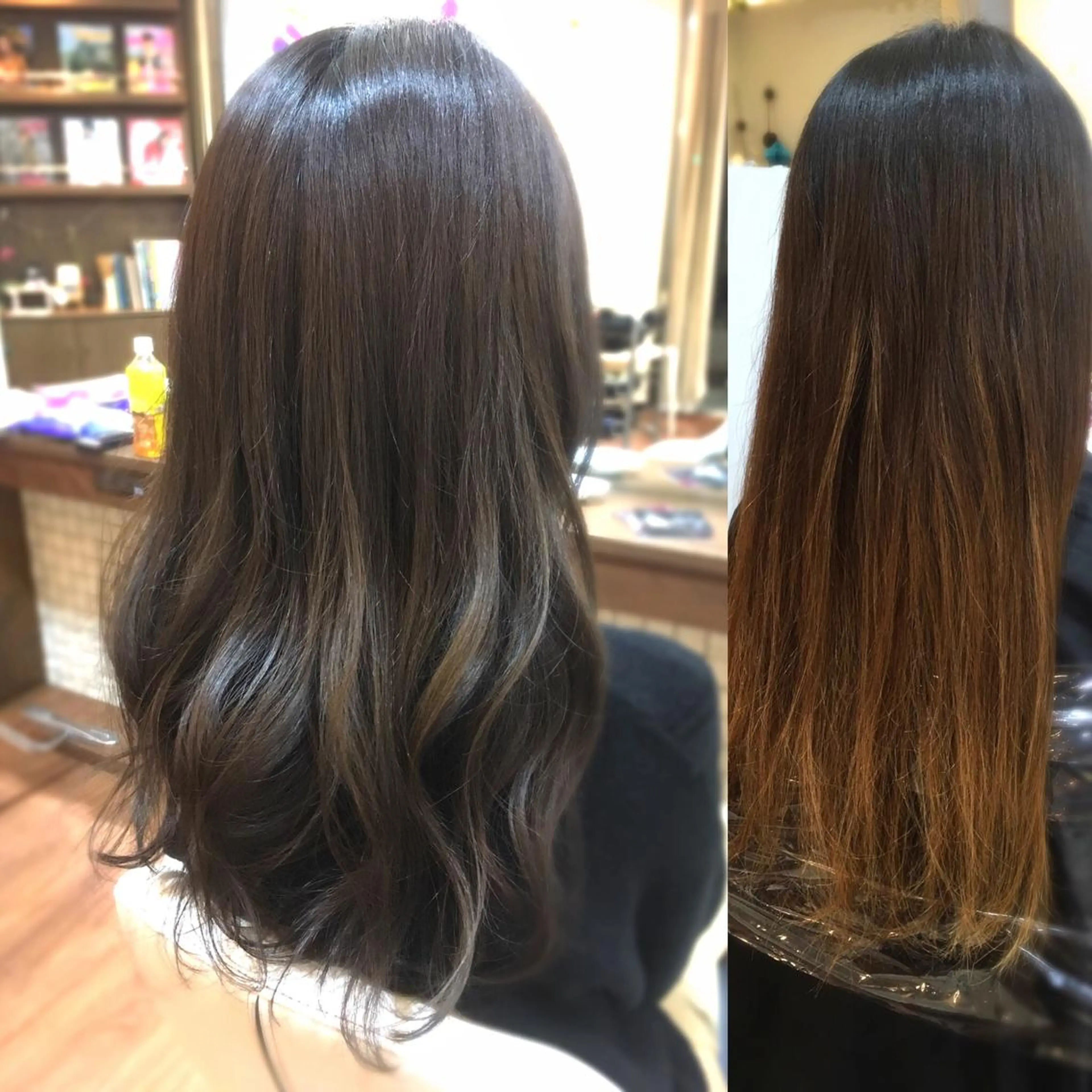 ロング カラー 岩本 ヨシハルのヘアスタイル