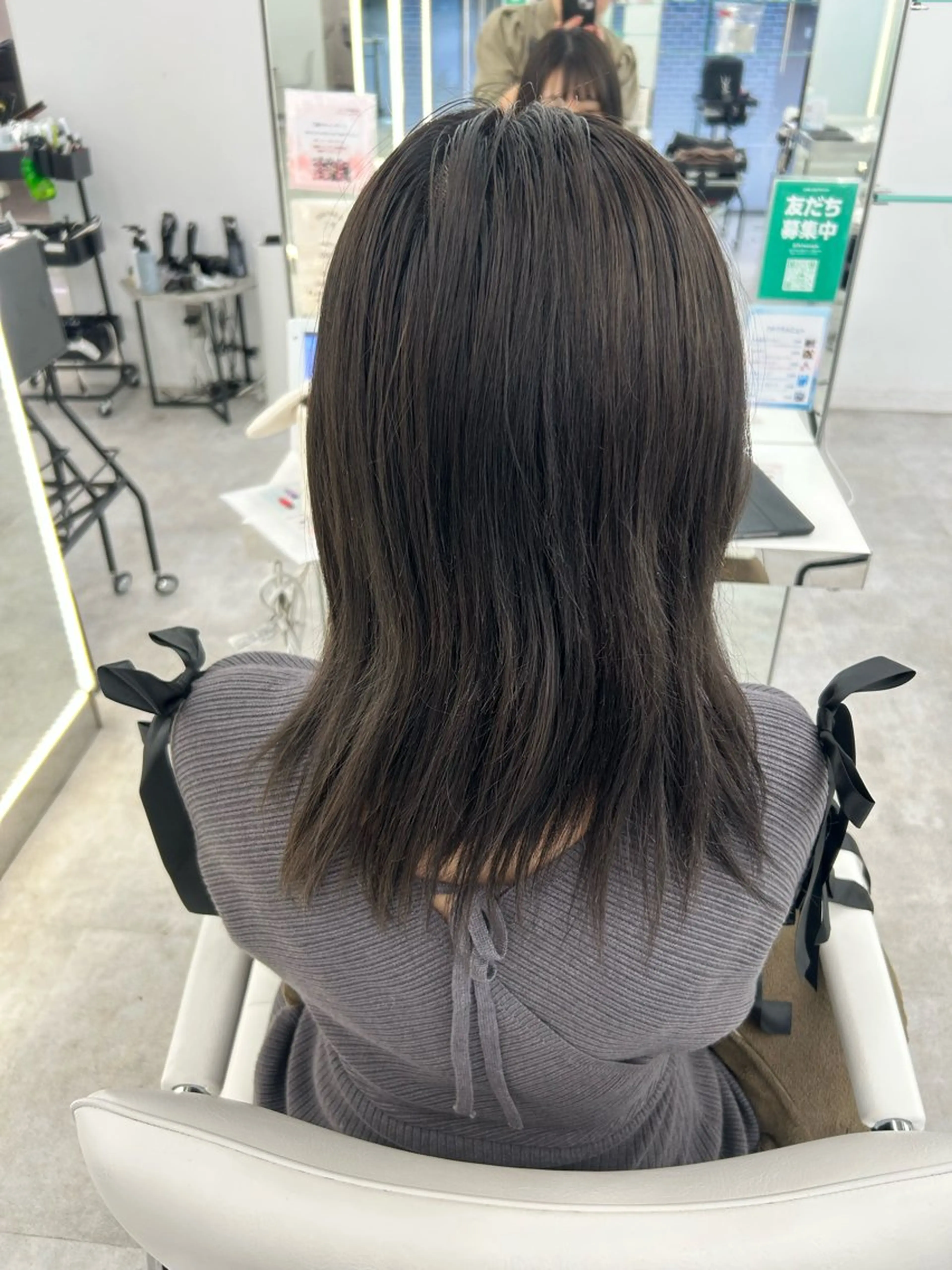 セミロング トリートメント はるか/ブリーチカラ ー/ヘアアレンジ🤍のヘアスタイル