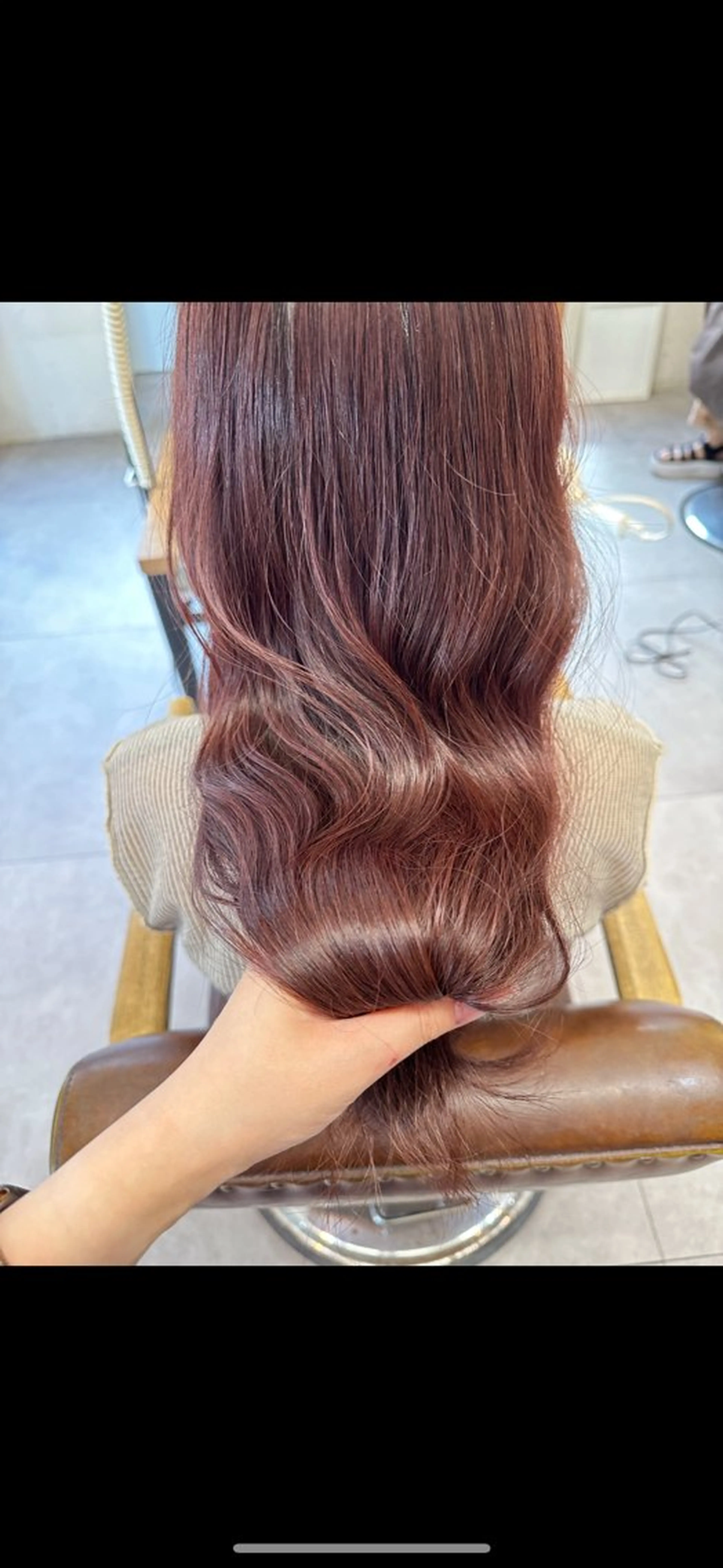 セミロング カラー JYUNESU表参道所属・韓国ヘア🇰🇷🎀 透明感カラーのヘアスタイル