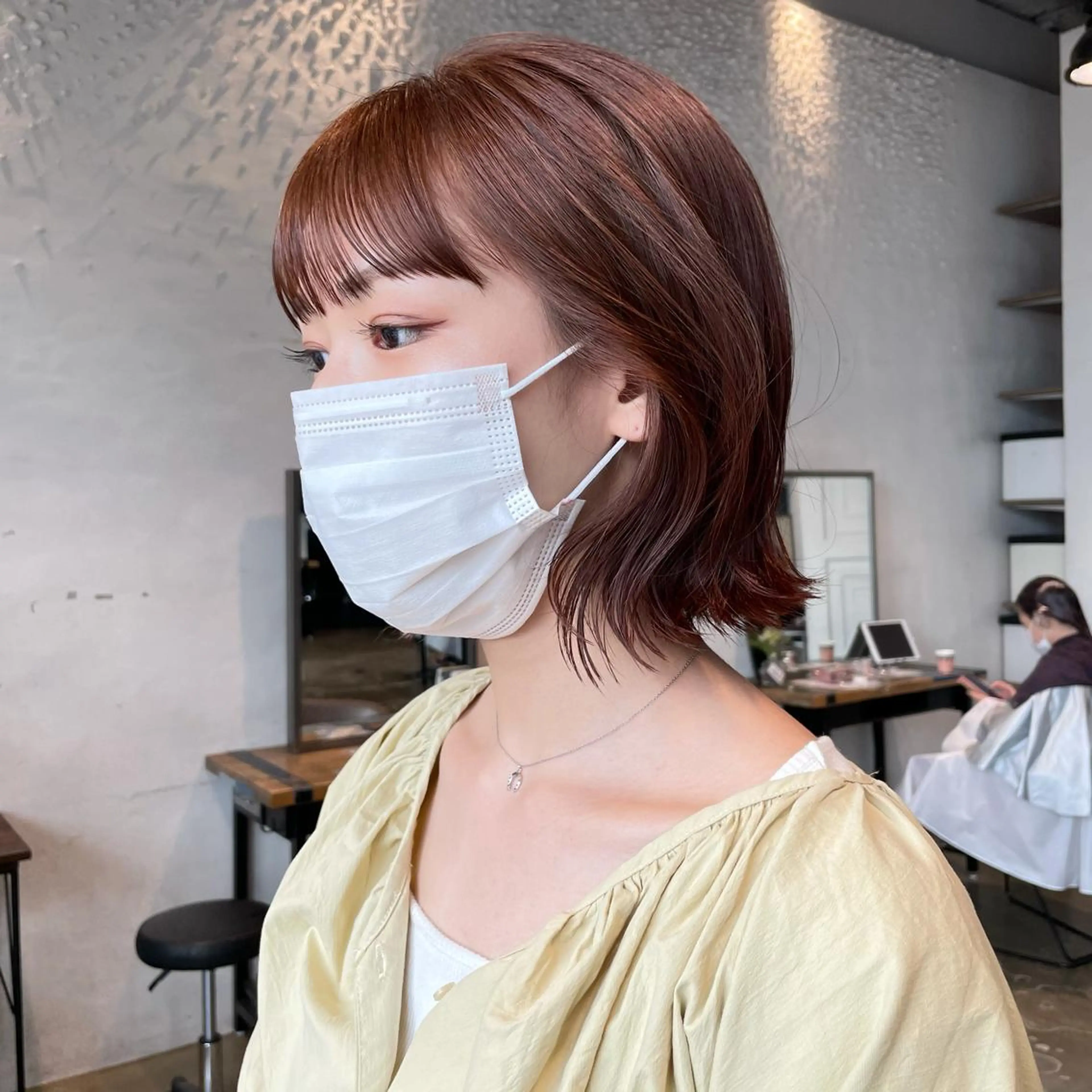 ショート カラー ヘアアレンジ 【柔らか透明感✨/ 似合せ前髪】大石葉月のヘアスタイル