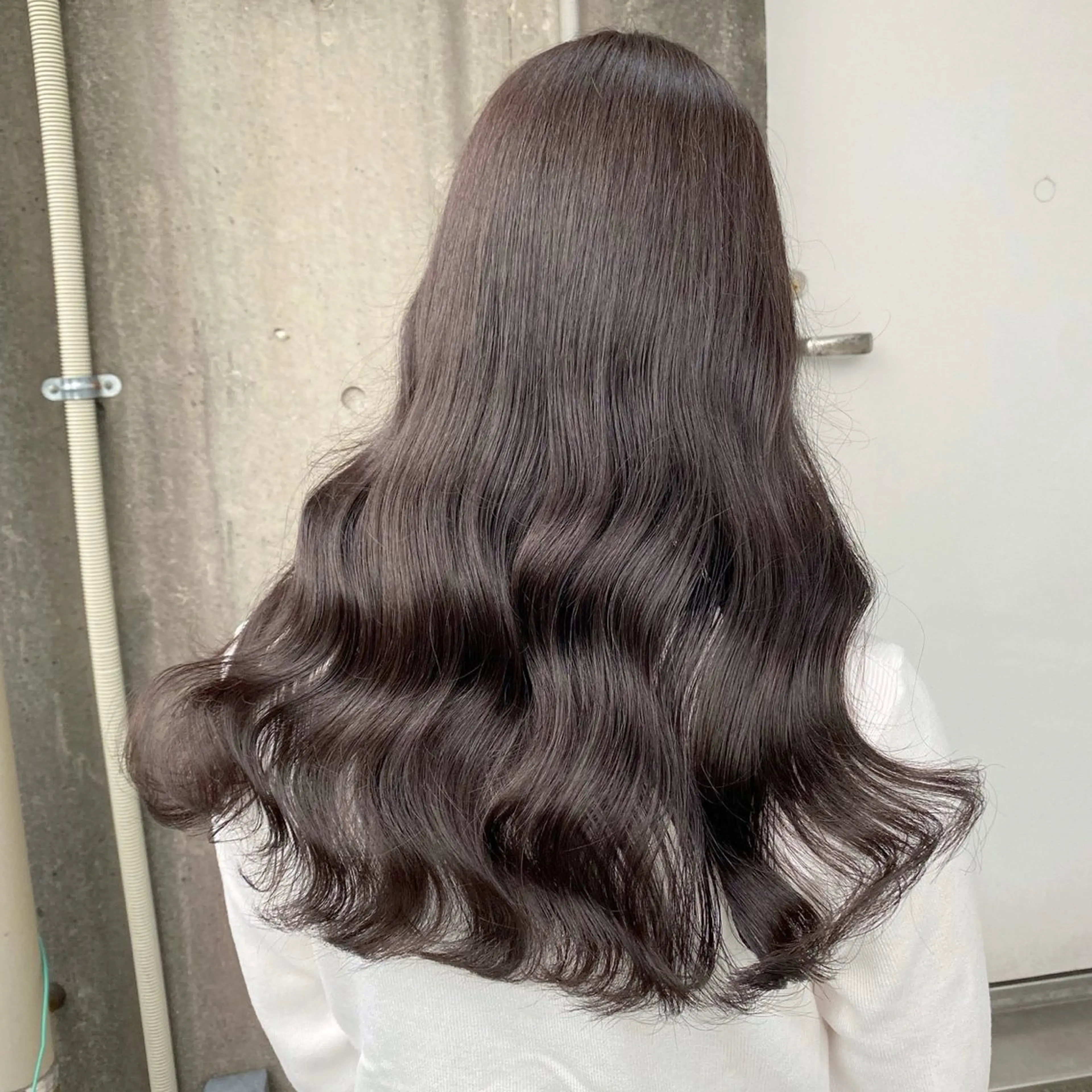 ミディアム ブラウンベージュ🤎 ブリーチなし🤎のヘアスタイル