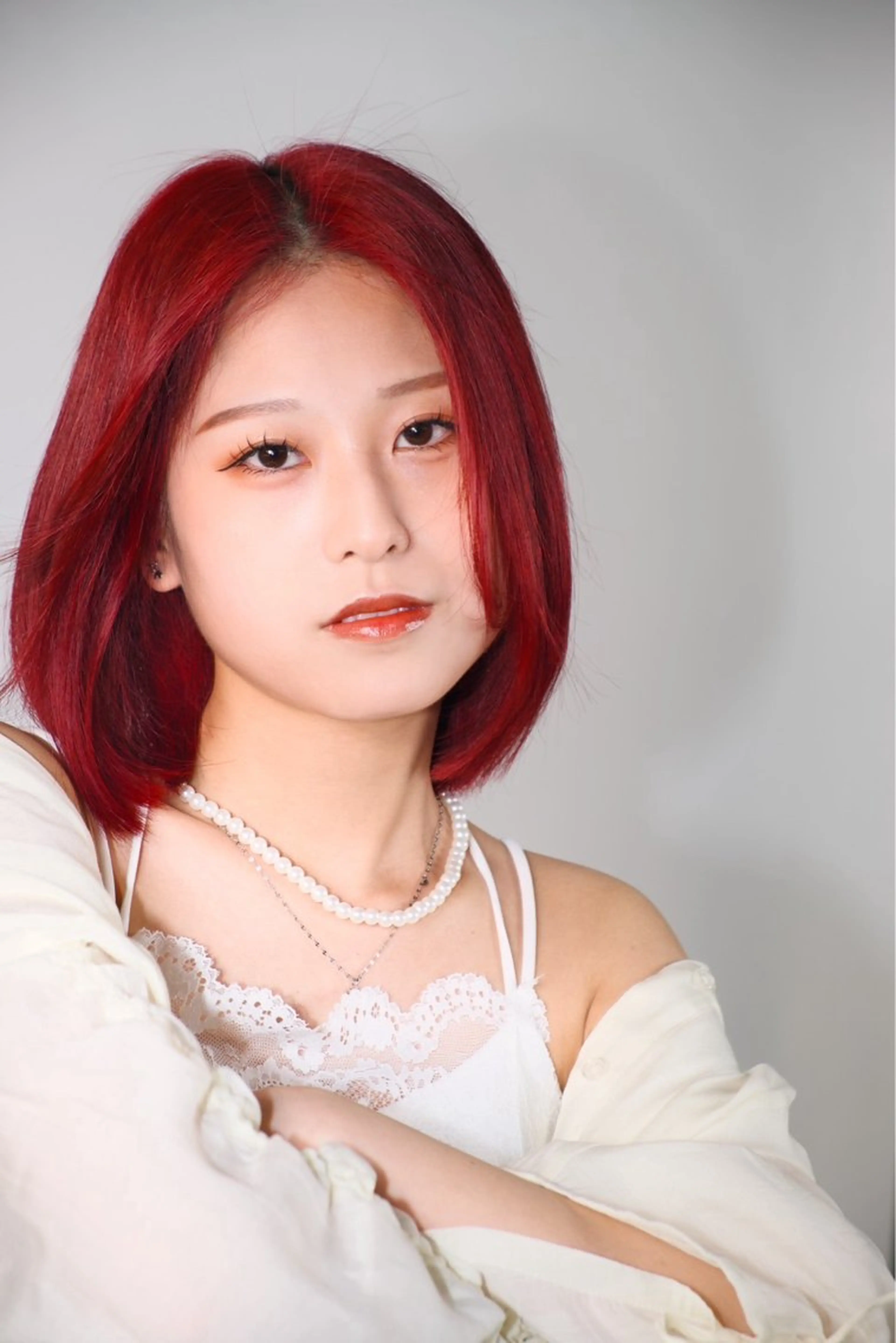 🍒ヘアカラー＋aujua トリートメント￥3500の写真