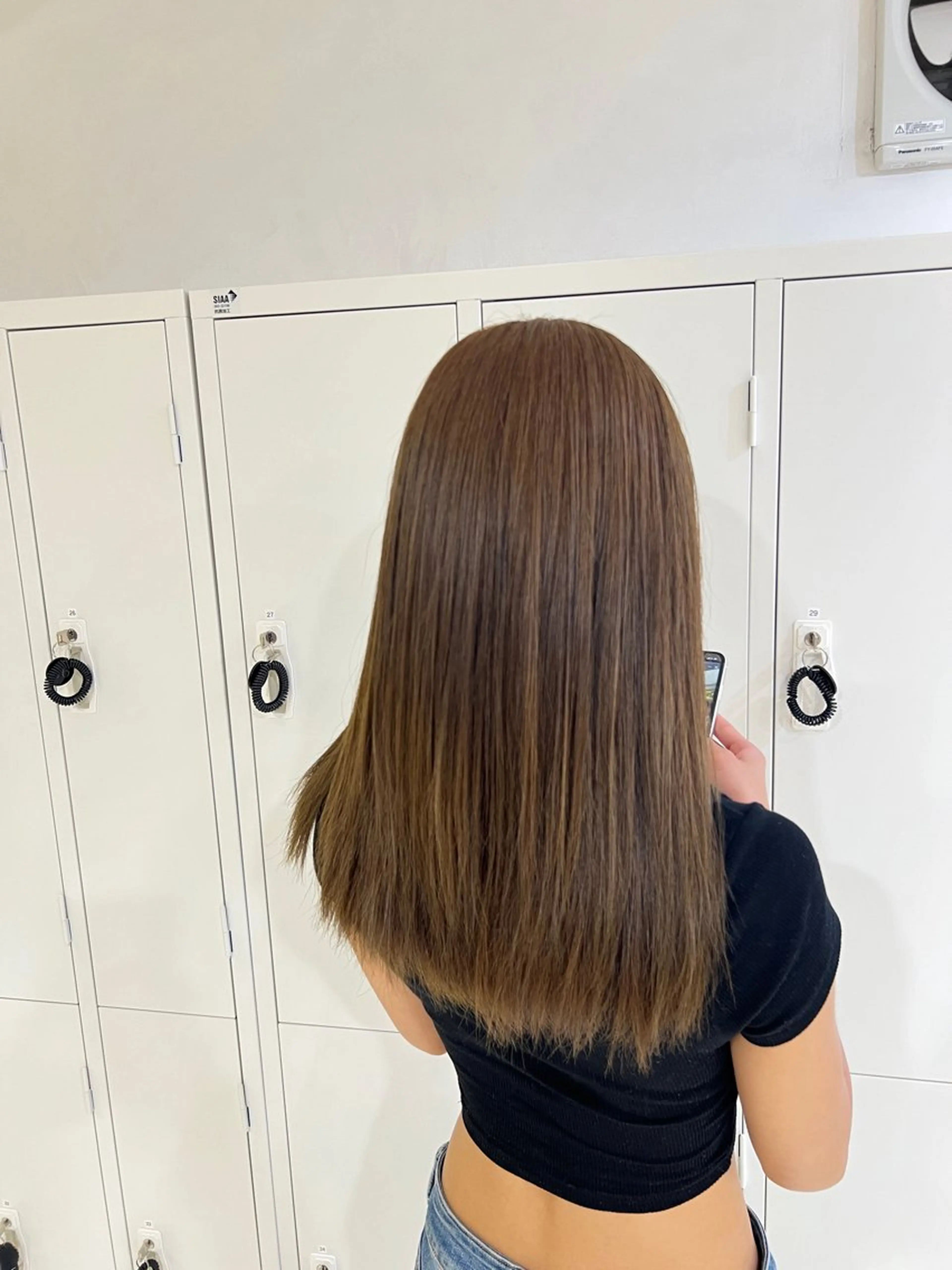 ミディアム カラー amoretto 天文館🦋愛華のヘアスタイル