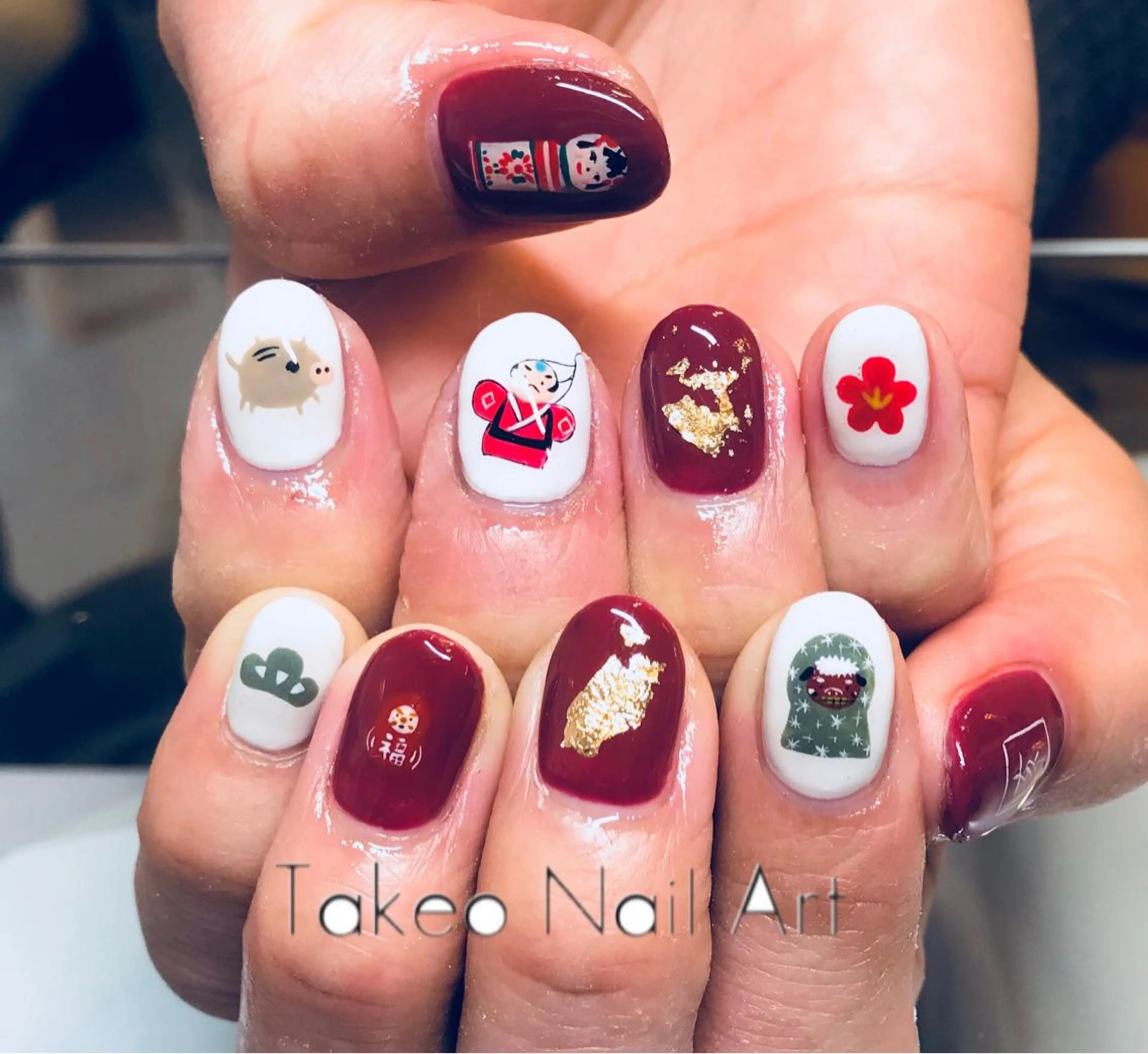 ショート ネイル nail&eye Aoのマツエク・マツパデザイン