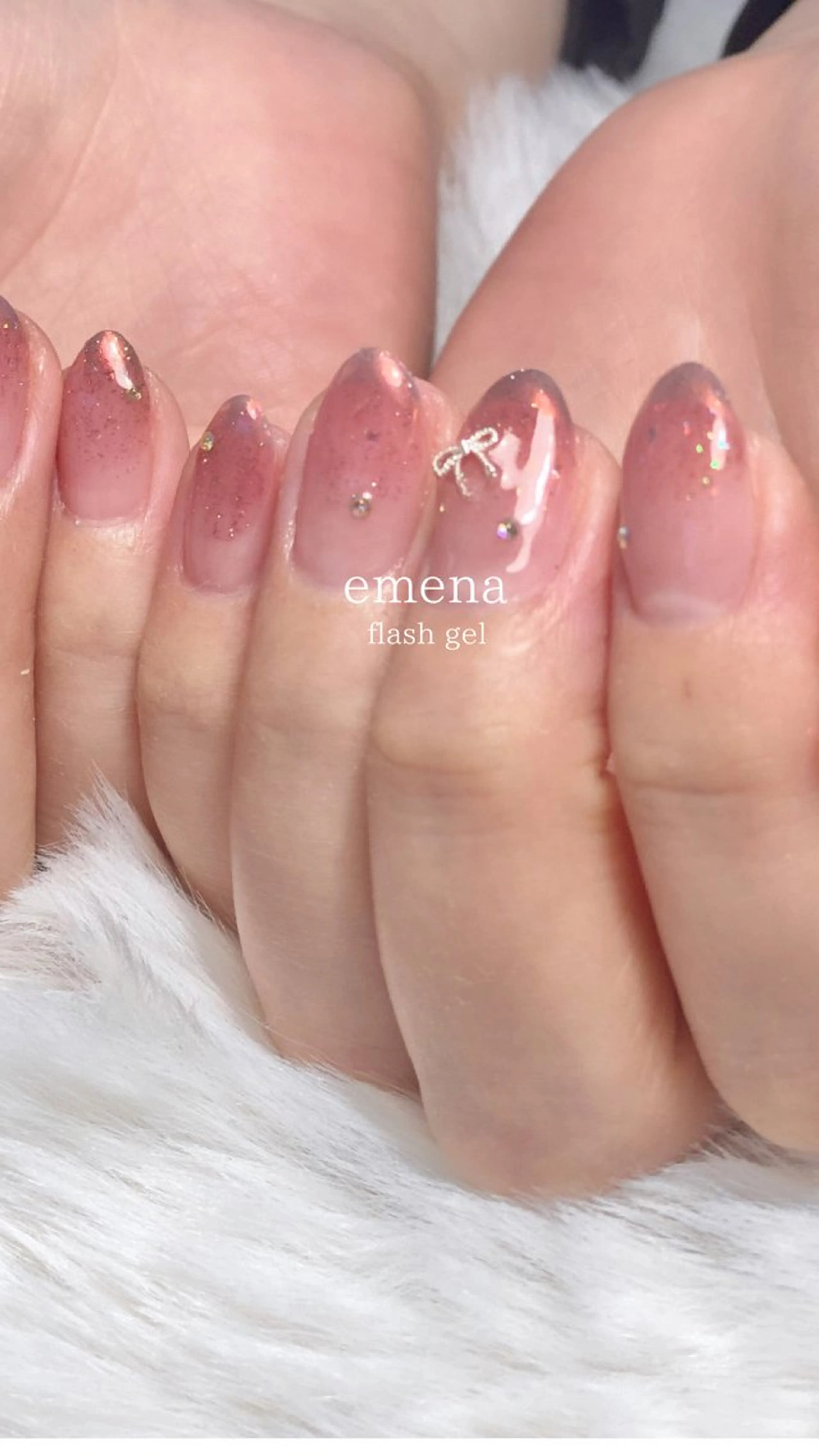 ネイル フラッシュネイル ワンホンネイル GRG NAILのネイルデザイン