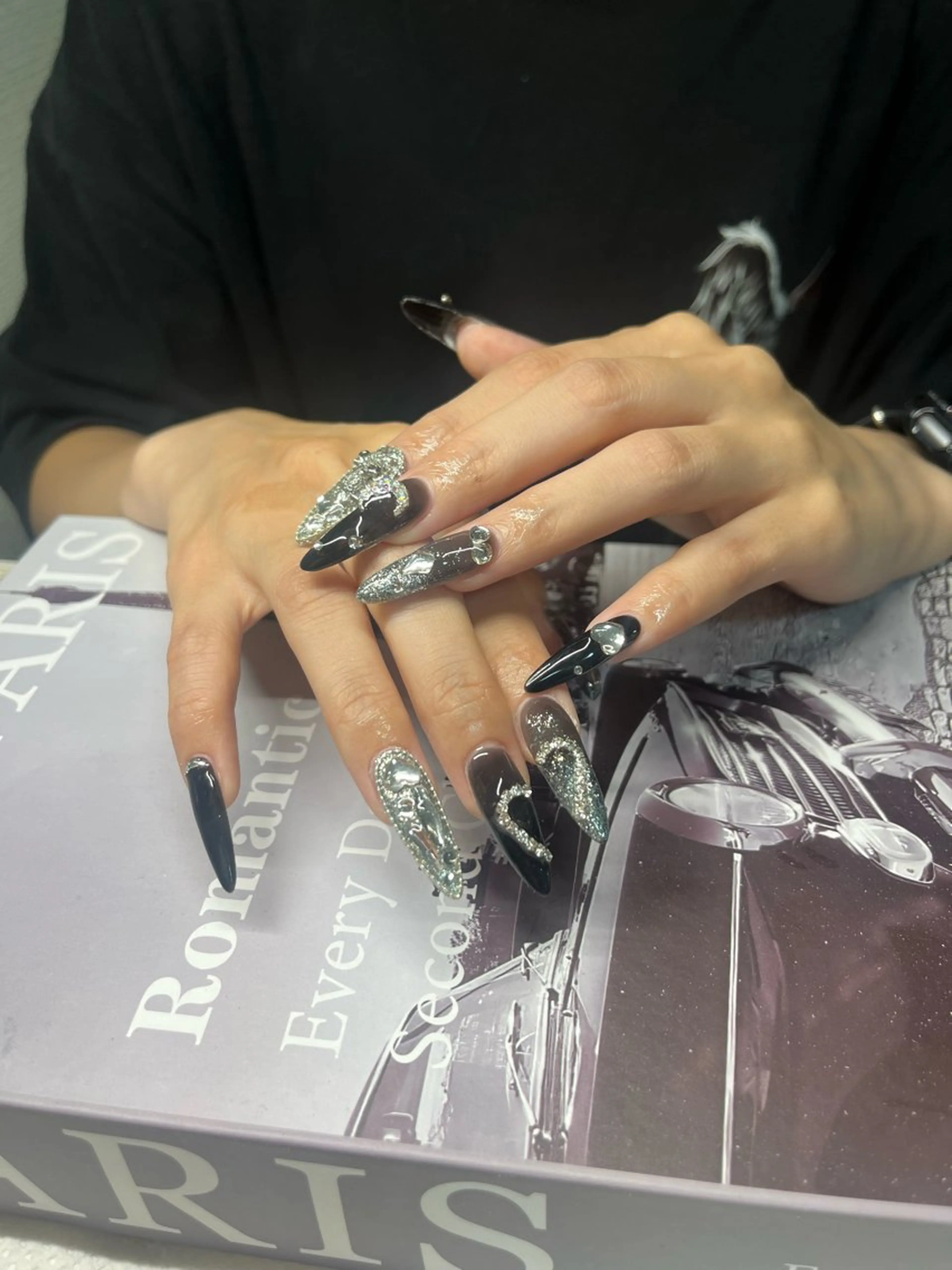 ネイル 韓国ネイル 持ち込み ニュアンスネイル ネイルチップ ハンドネイル ROSE ANA CHUO 本川越のネイルデザイン