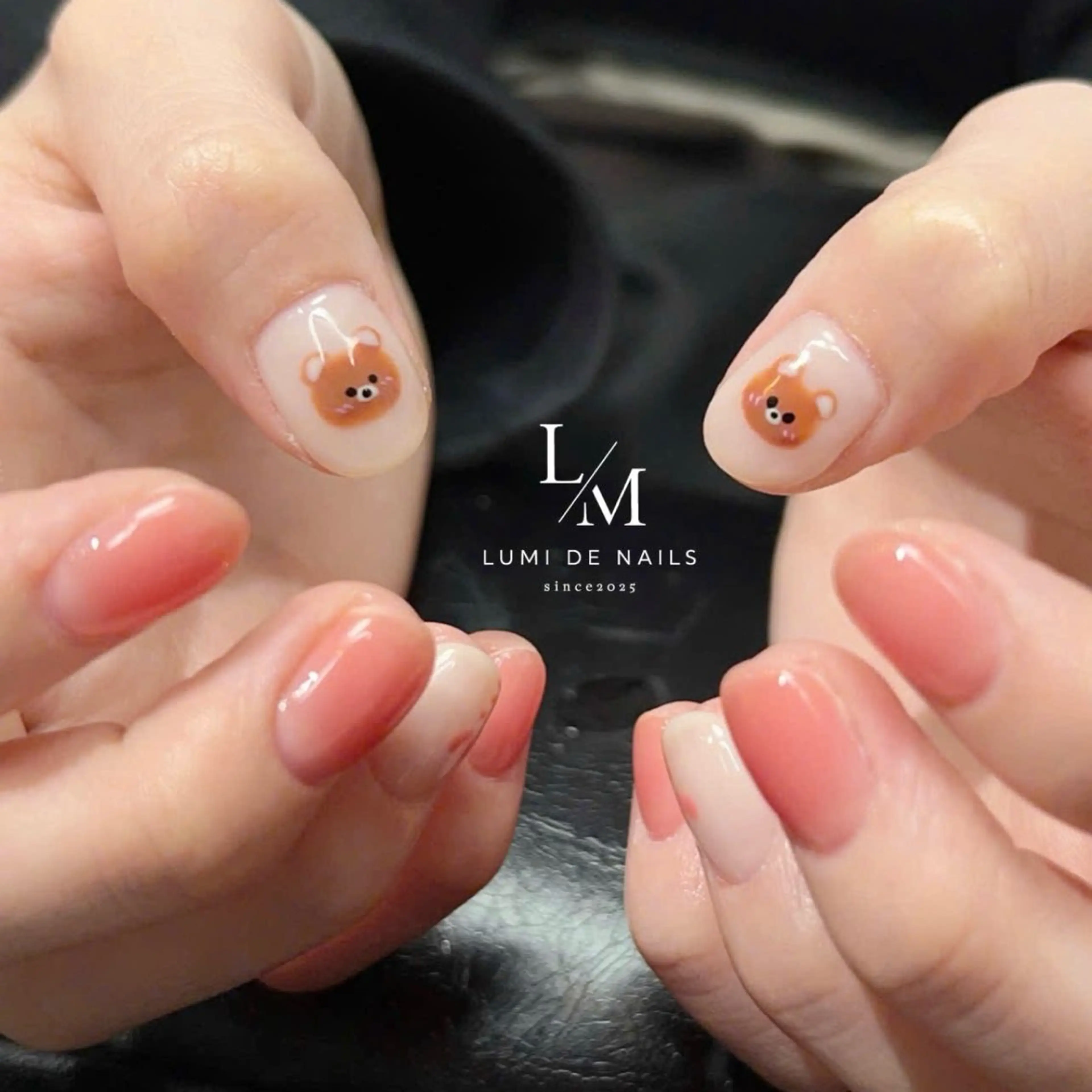 ネイル グラデーション ラメ(グリッター) マグネットネイル ミラーネイル ニュアンスネイル ハンドネイル Lumi de nailsのネイルデザイン