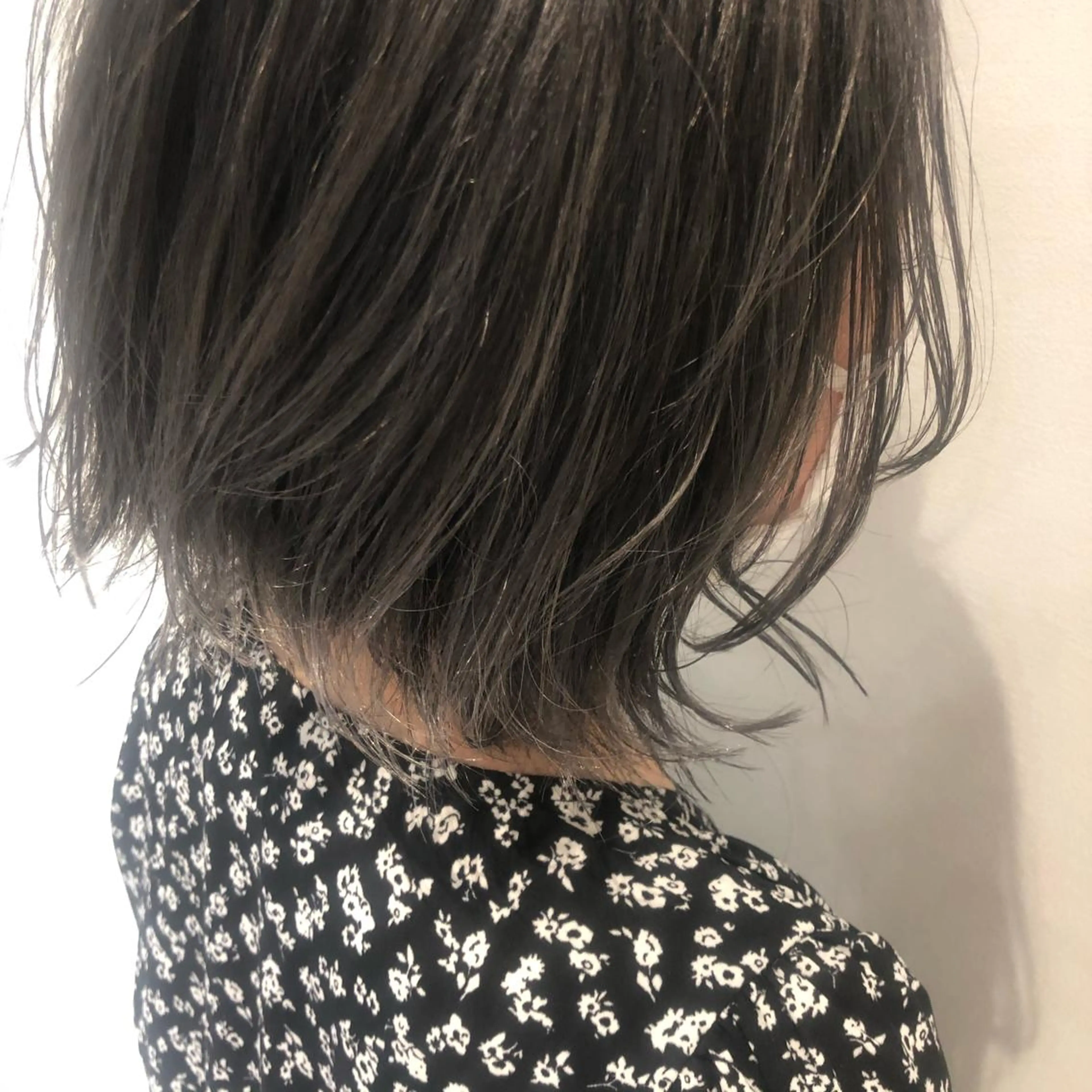 ショート カラー ハイライトカラー ボブ ハイライト 久保田 茜のヘアスタイル