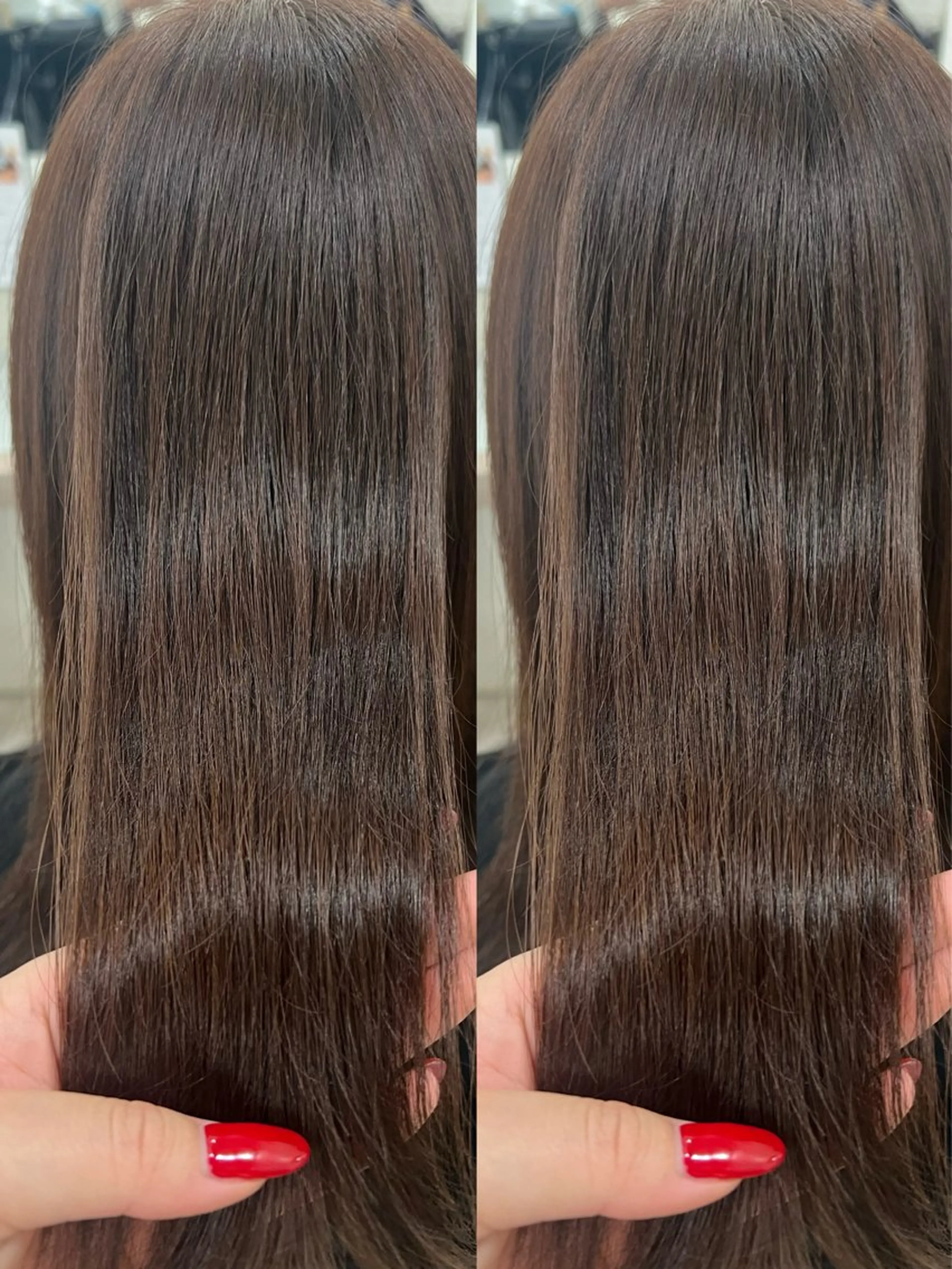 カラー 🎀韓国風レイヤー/ 切りっぱなしボブ🎀のヘアスタイル