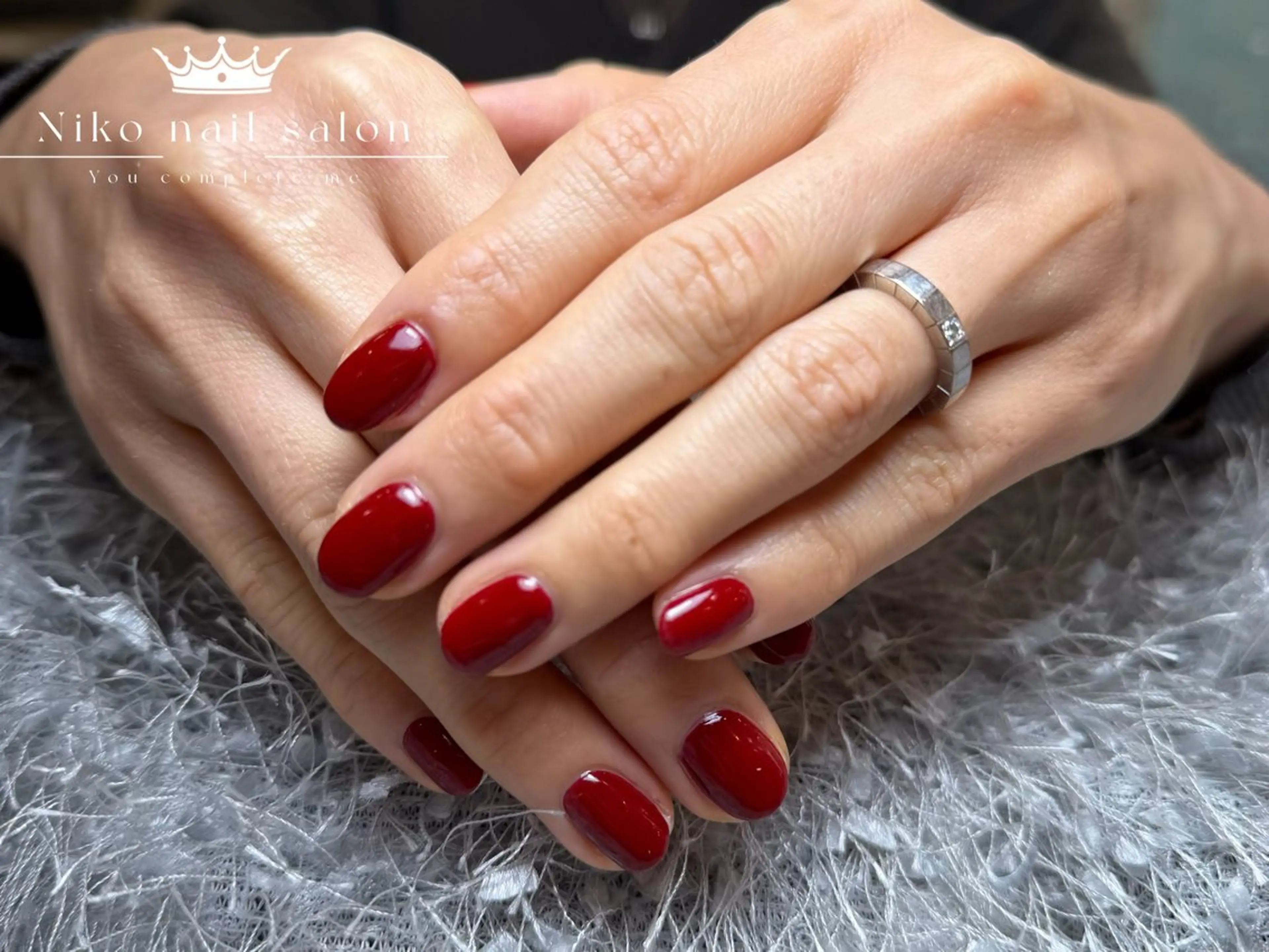 ネイル チークネイル フットネイル フレンチネイル ジェルネイル ガラスフレンチ 柚子 Nikoのネイルデザイン