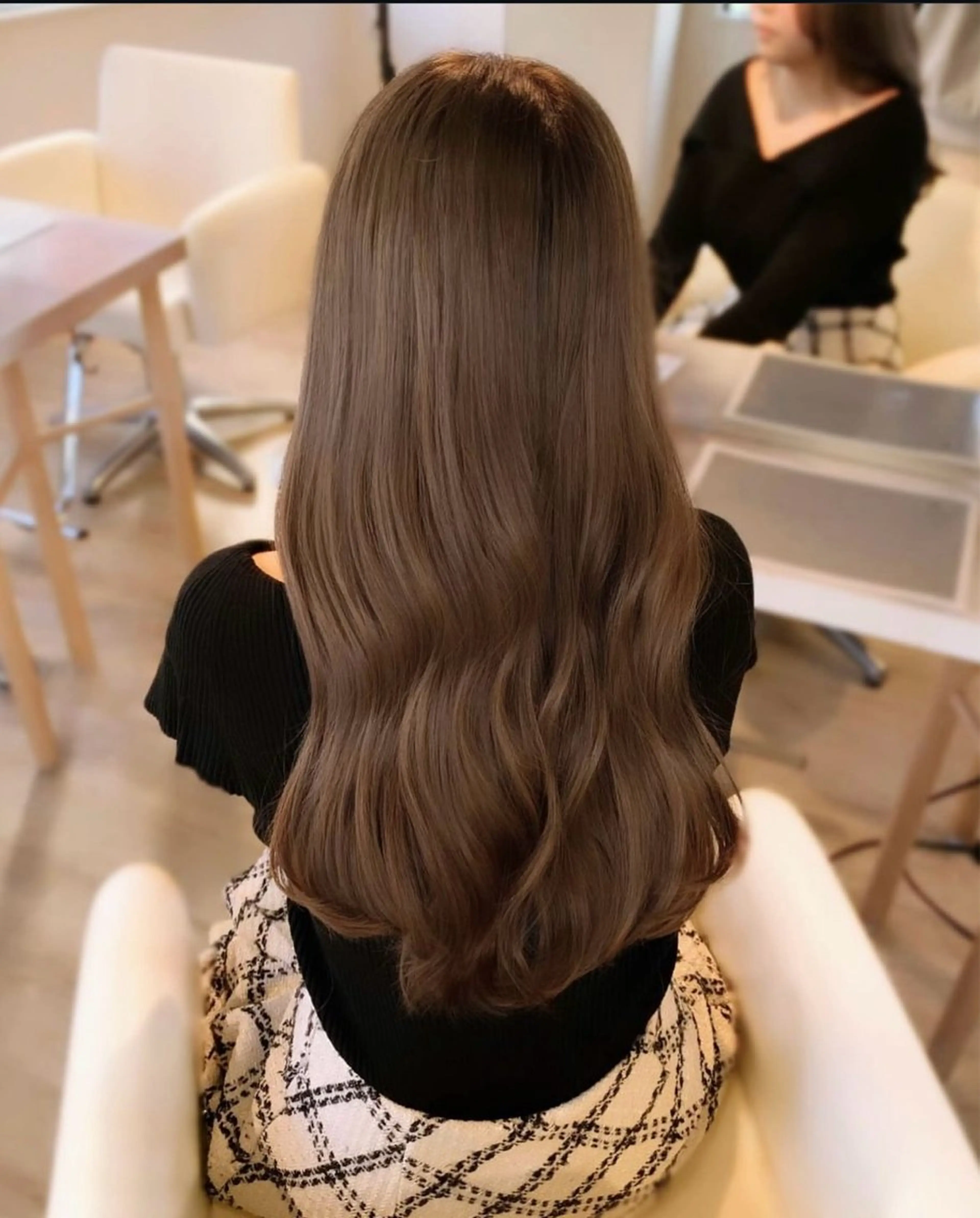 《🍒minimo特別価格🍒》うる艶ワンカラー➕内部補修3step treatment【超音波ストレートアイロン付き】の写真