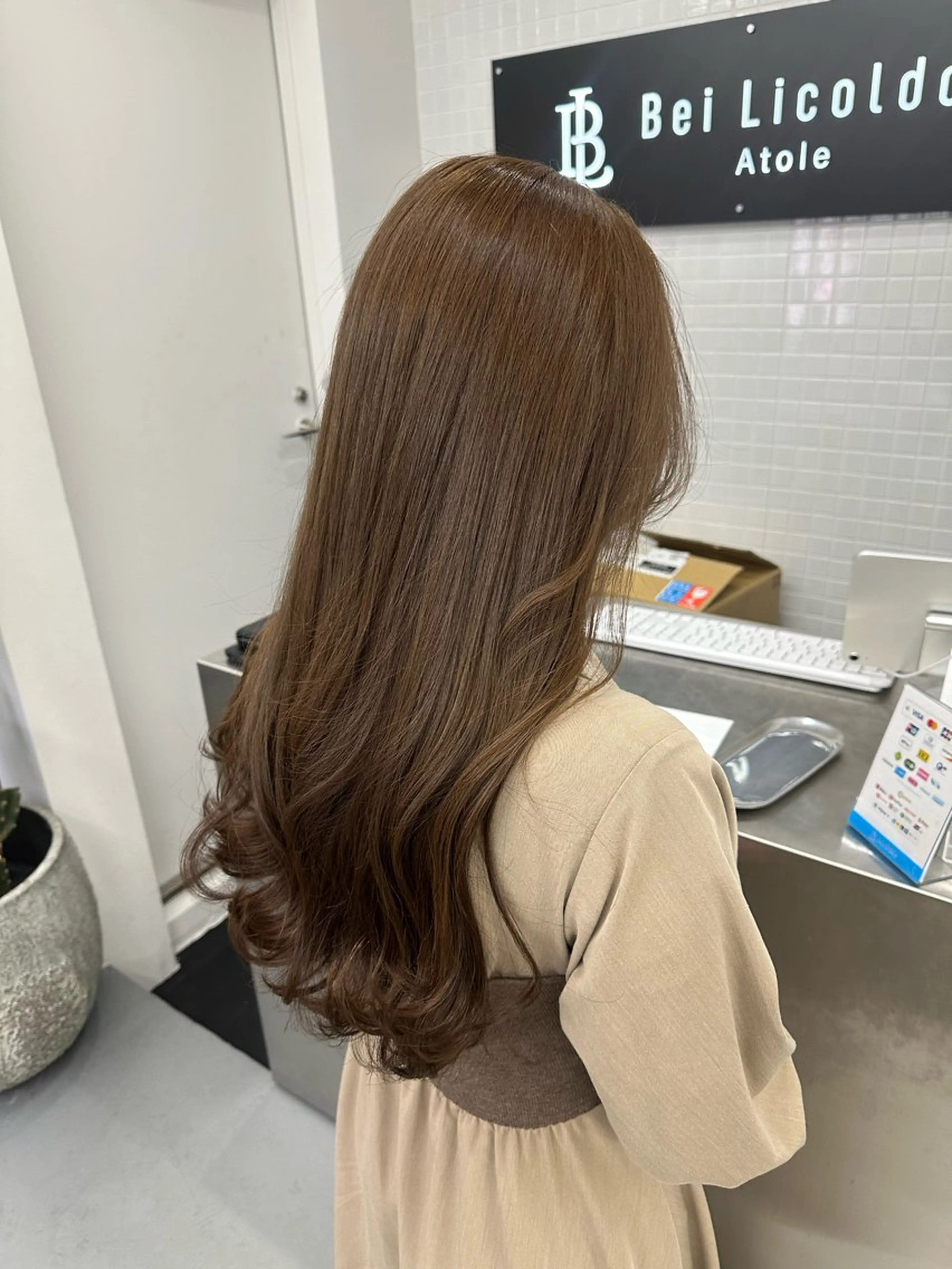 ロング カラー カット ヘアカラー トリートメント Bei Licoldo.Atole【ベイ リコルド アトリ】所属・古田 昂也のヘアスタイル