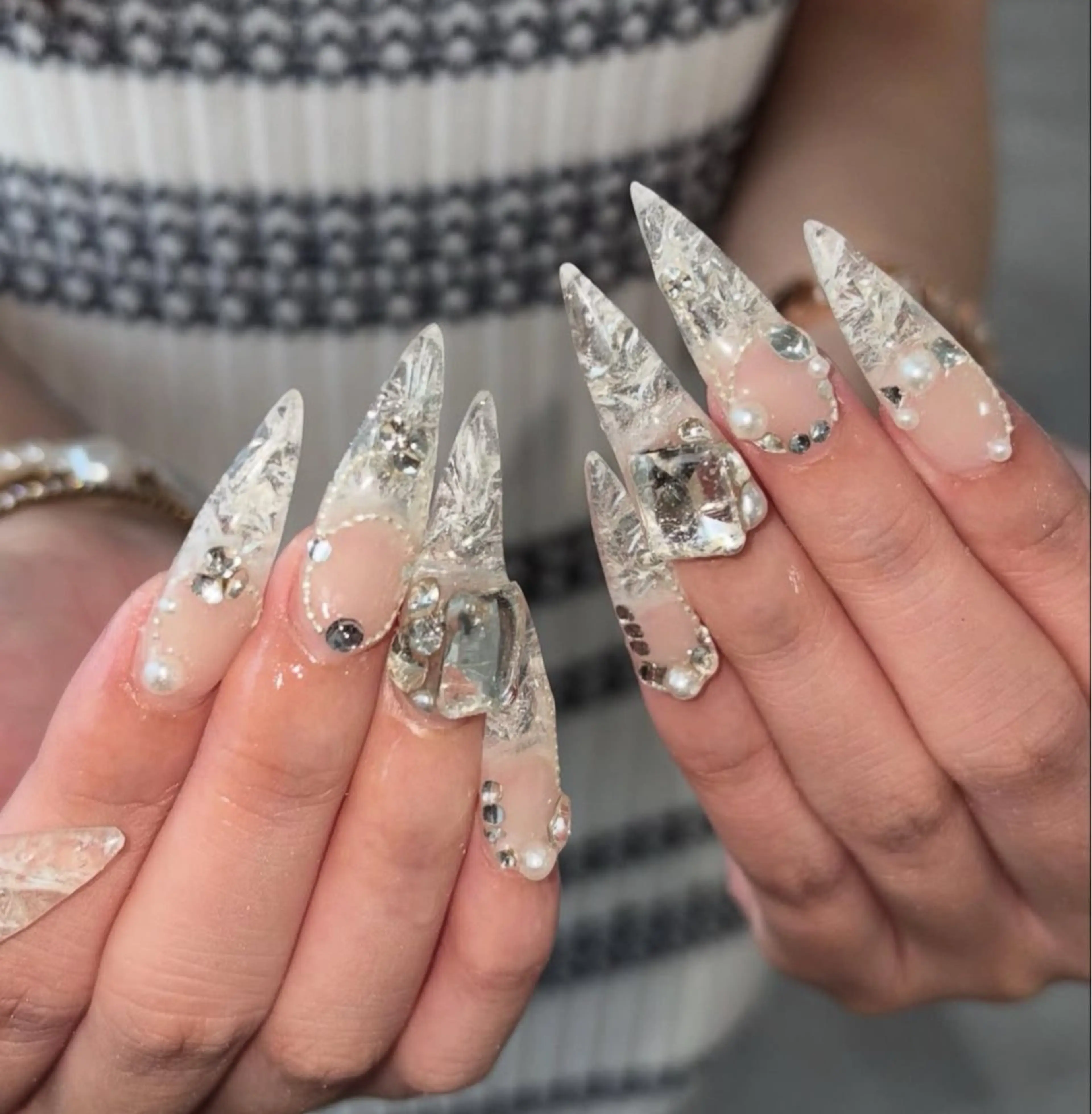 ネイル 韓国ネイル シンプルネイル ワンホンネイル ハンドネイル CoMo Nail Studio所属・CoMo Nailのネイルデザイン