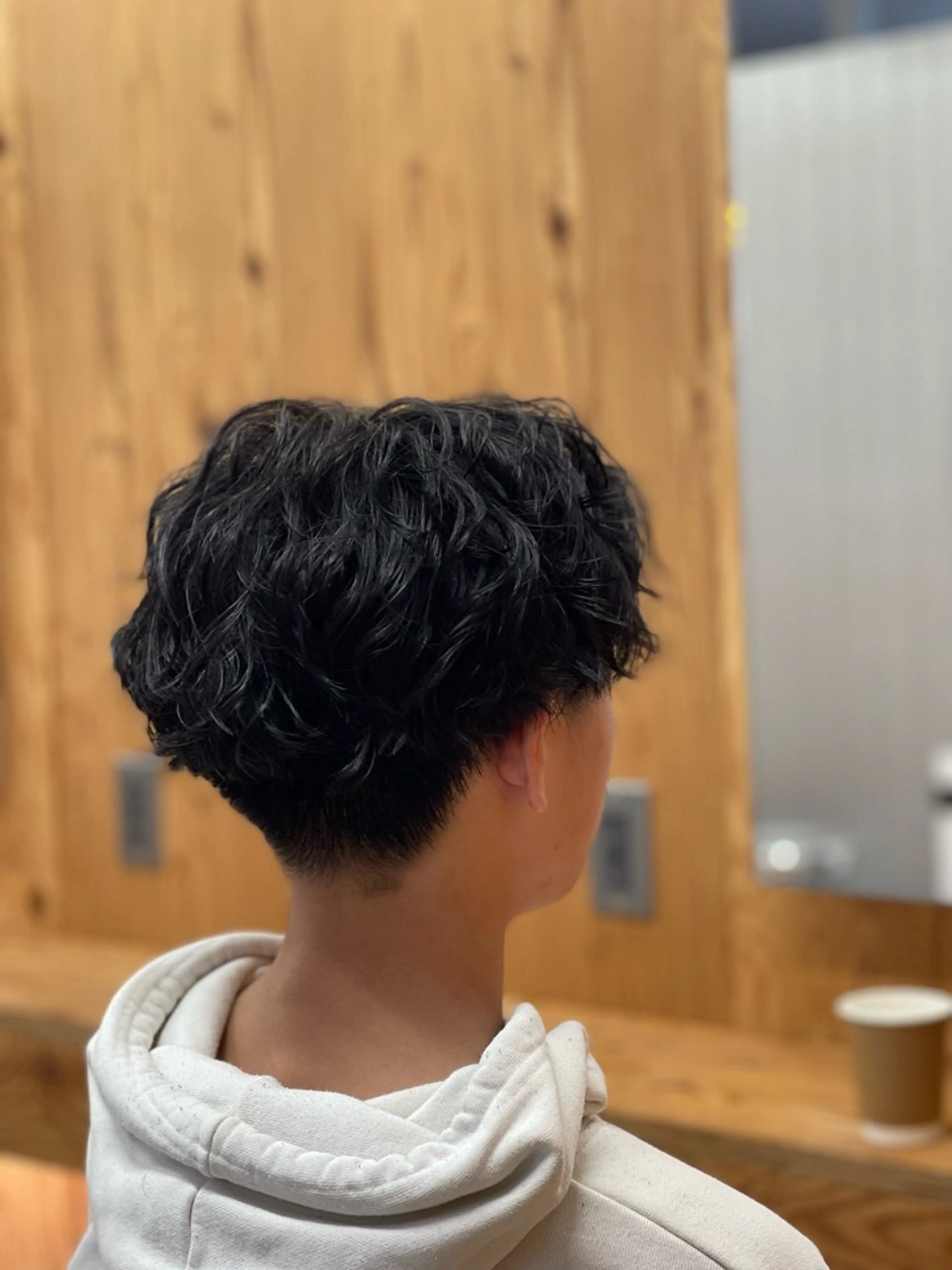 高校生カット＋パーマの写真