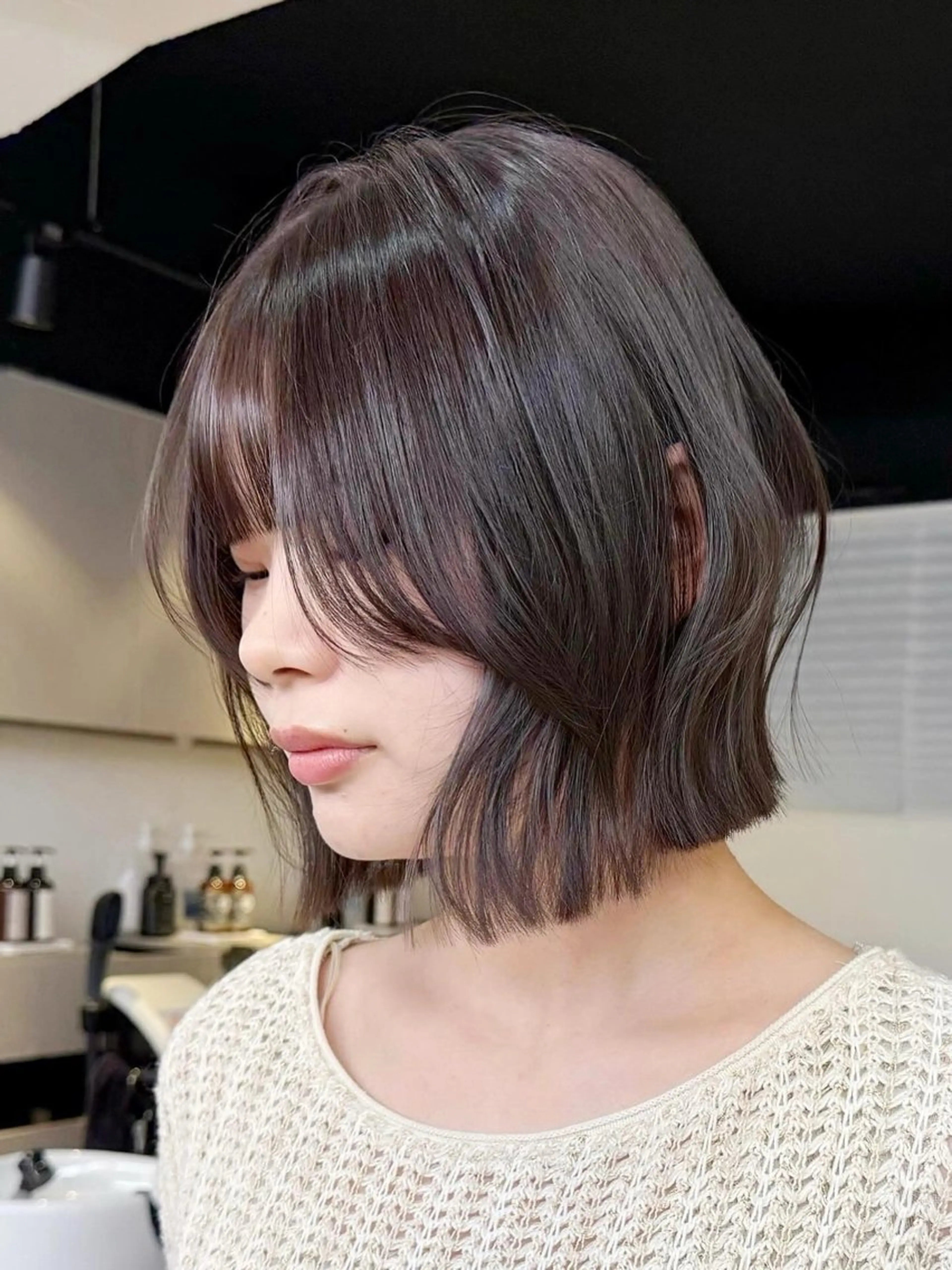 ショート カラー カット ヘアカラー トリートメント ‎♡アヤメ/レイヤー ボブ♡渋谷のヘアスタイル