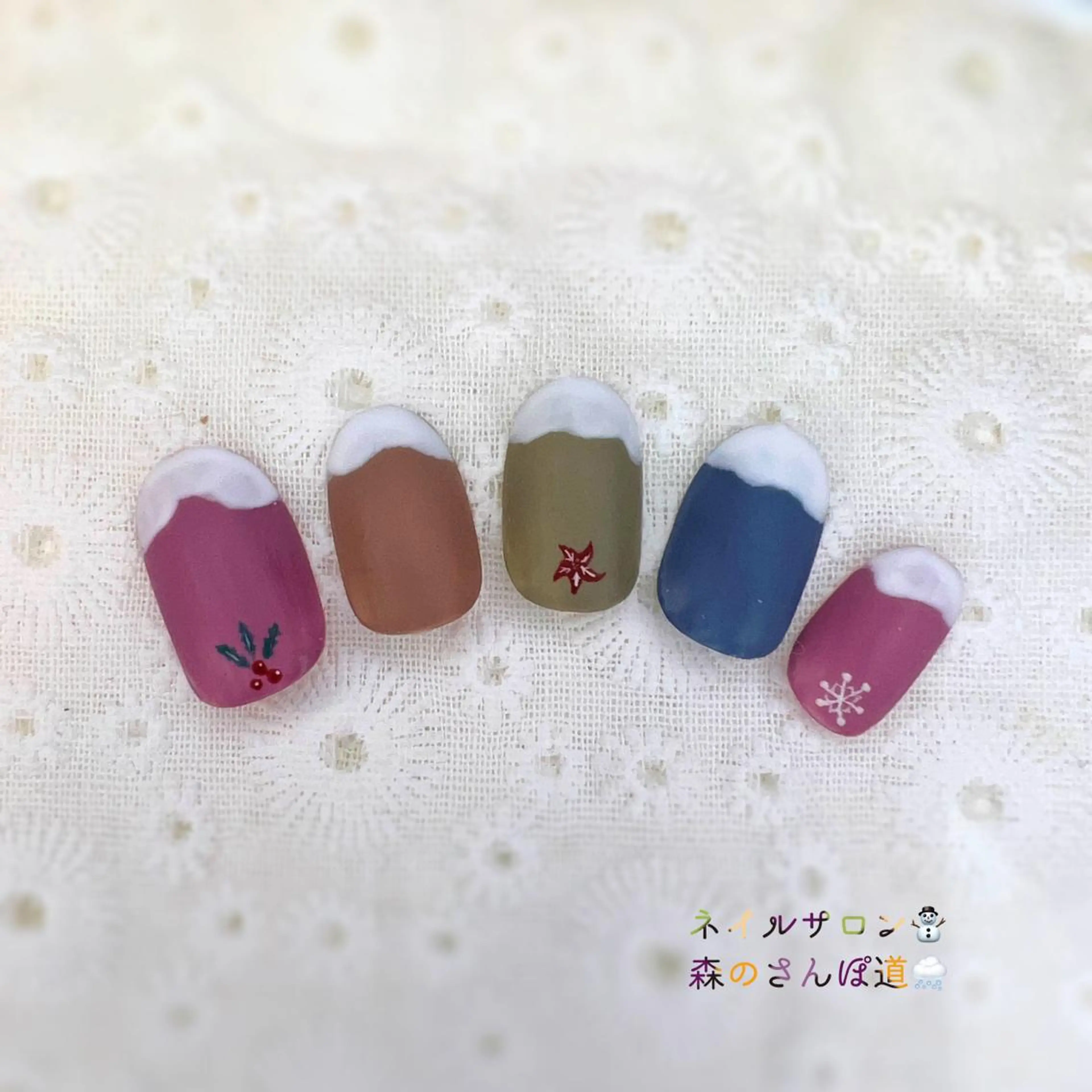 ネイル ハンドネイル 森のさんぽ道所属・ショートネイル 森のさんぽ道のネイルデザイン