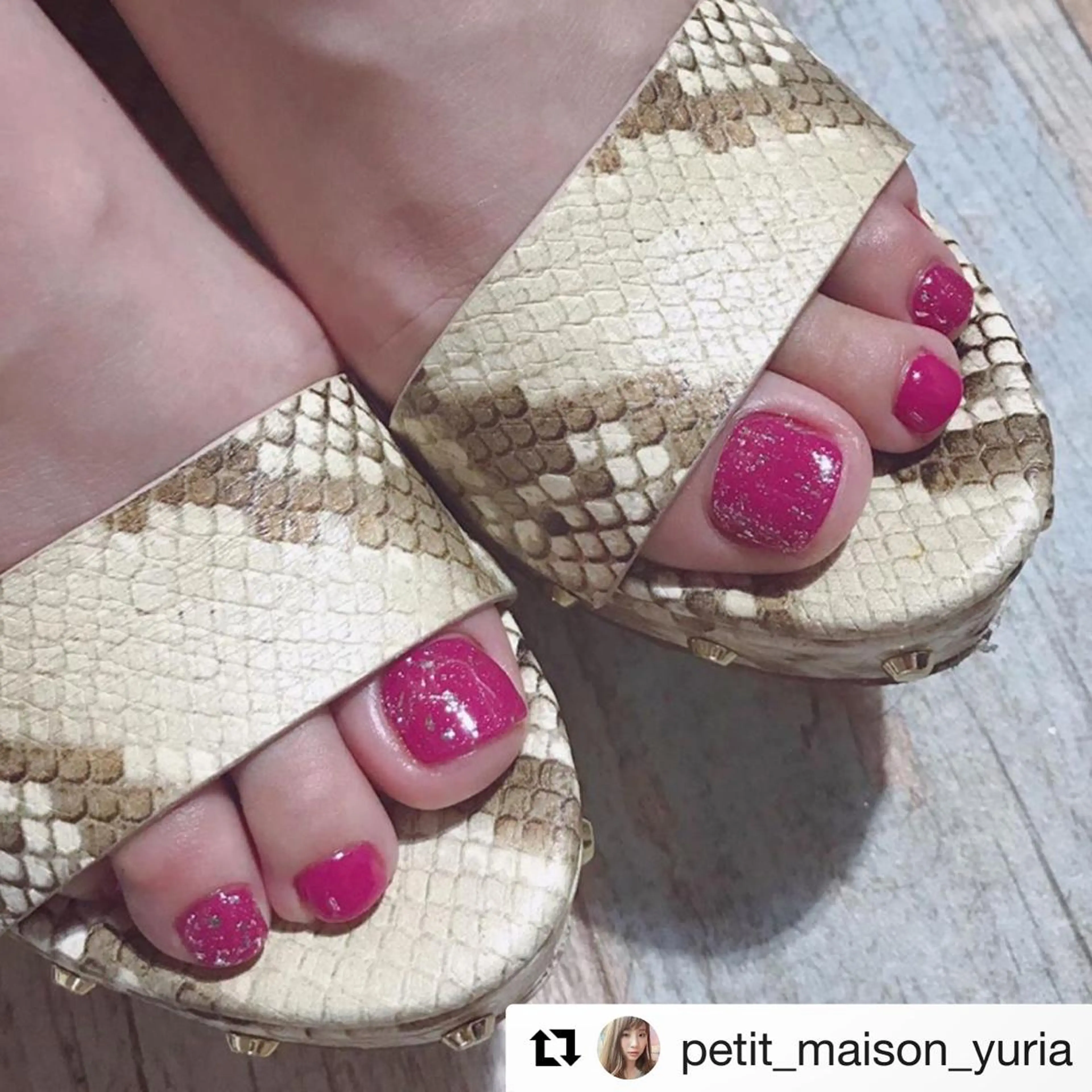 ネイル フットネイル Petitmaison所属・Petit maisonのネイルデザイン