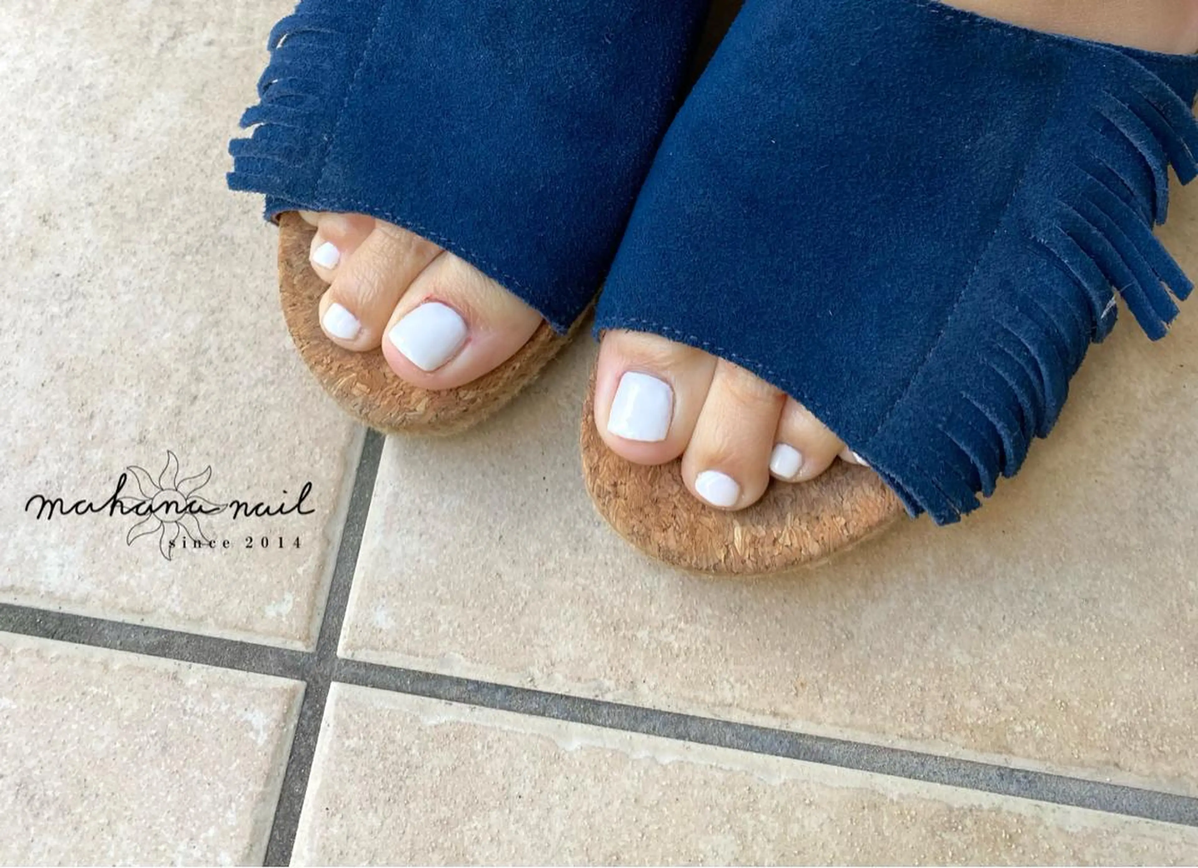 ネイル フットネイル ワンカラーネイル mahana nailのネイルデザイン