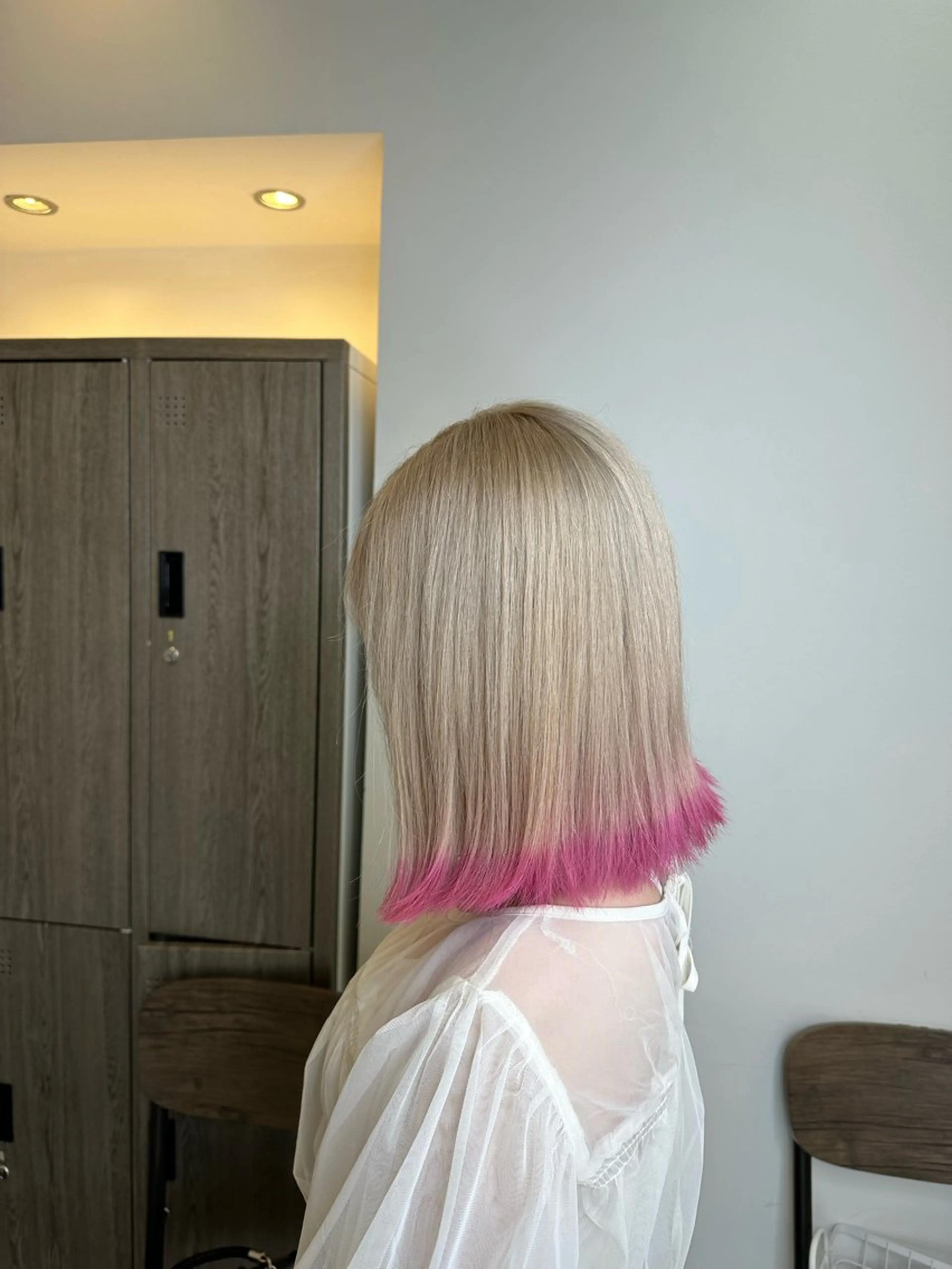 ミディアム カット ヘアカラー トリートメント 栄/久屋大通り/韓国 /透明感/横山🩵のヘアスタイル