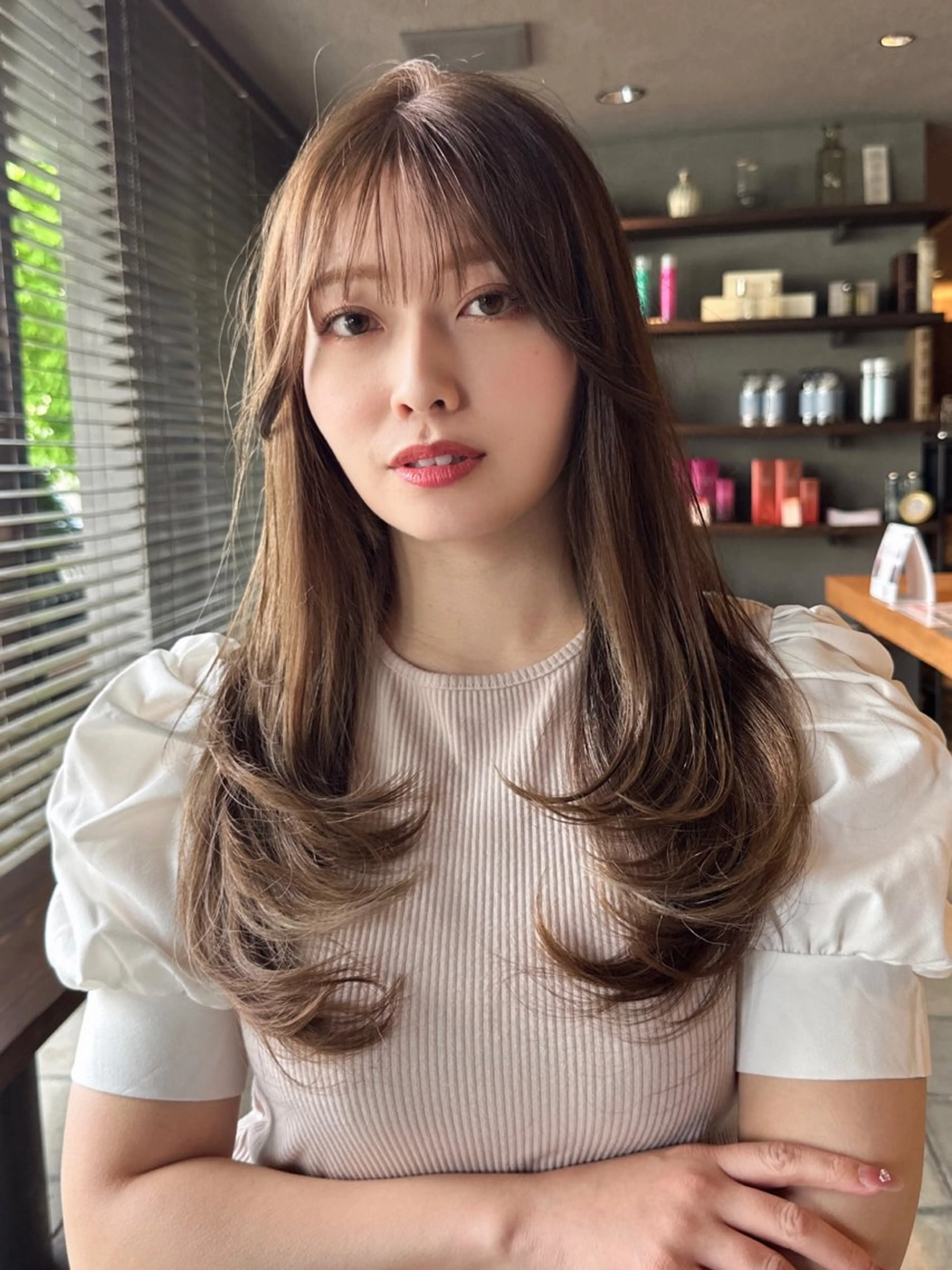 ミディアム 似合わせ松本 容政のヘアスタイル